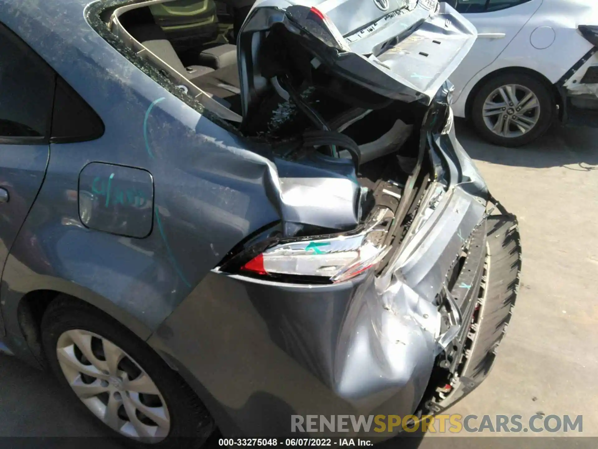 6 Photograph of a damaged car JTDEPMAE2MJ189267 TOYOTA COROLLA 2021