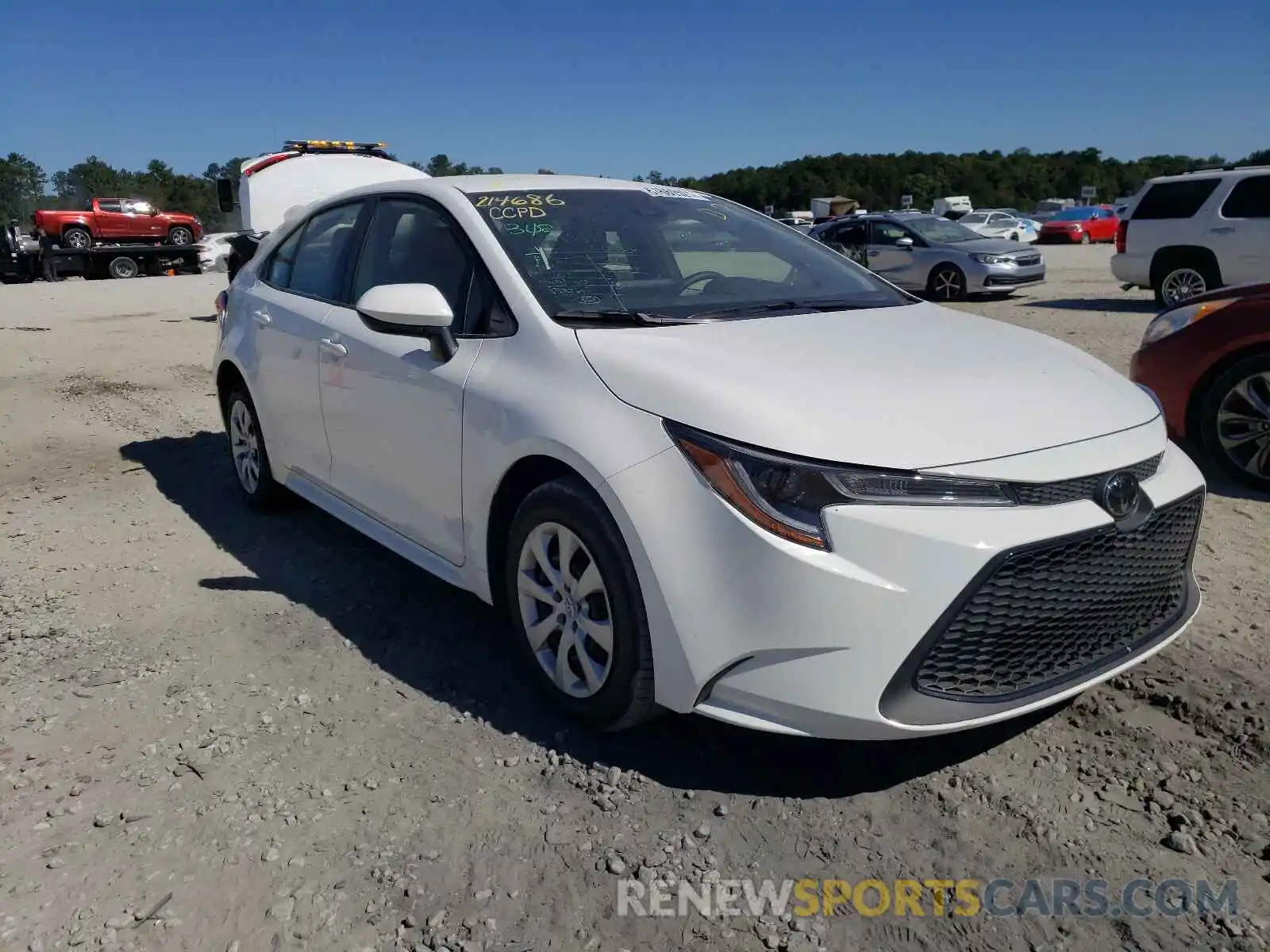 1 Photograph of a damaged car JTDEPMAE2MJ189835 TOYOTA COROLLA 2021