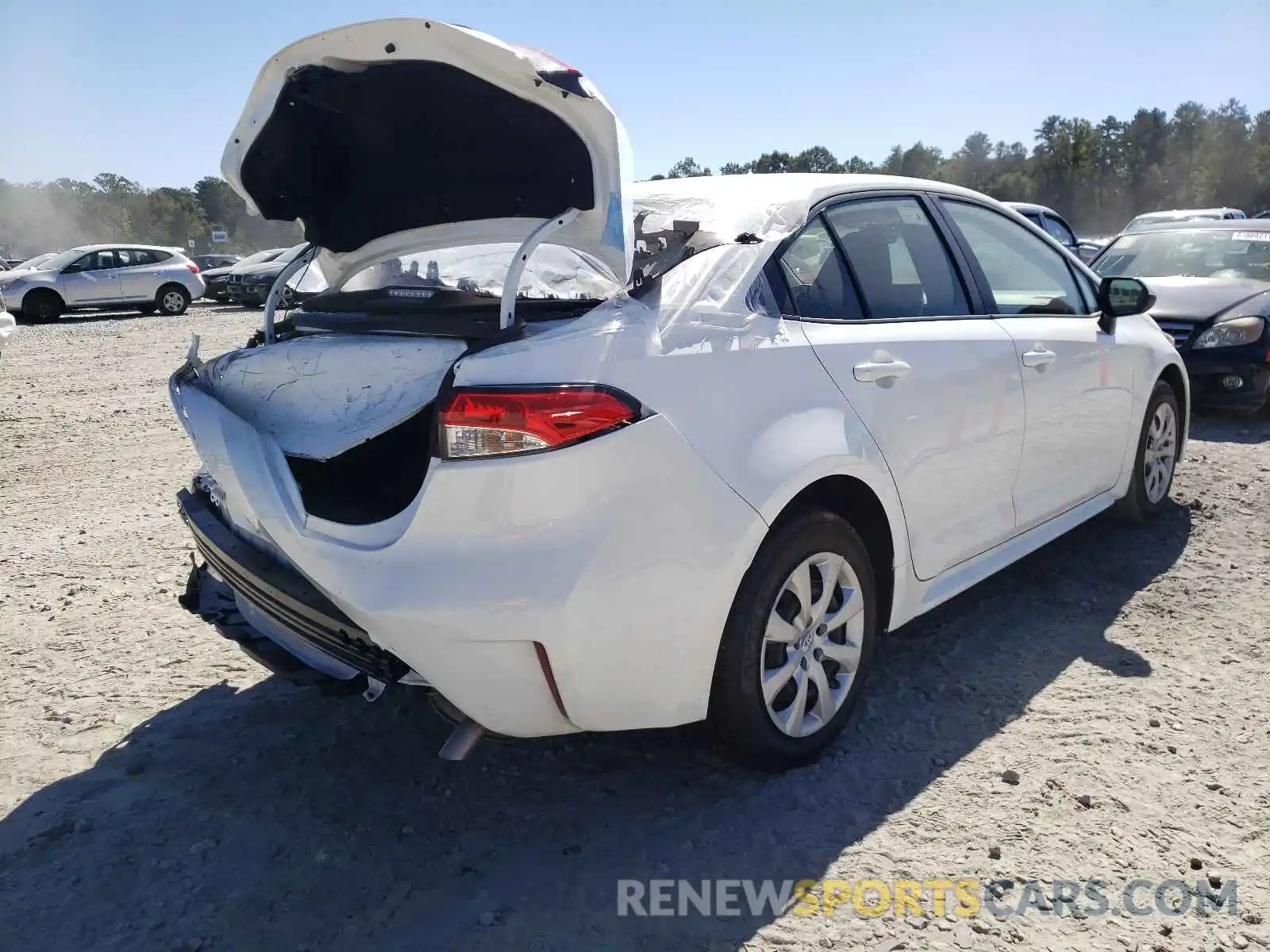 4 Photograph of a damaged car JTDEPMAE2MJ189835 TOYOTA COROLLA 2021