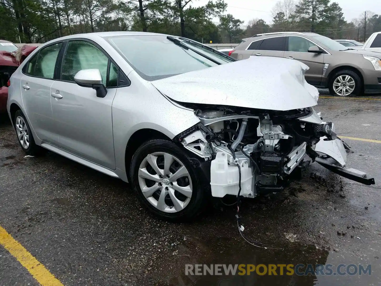 1 Photograph of a damaged car JTDEPMAE3MJ118112 TOYOTA COROLLA 2021