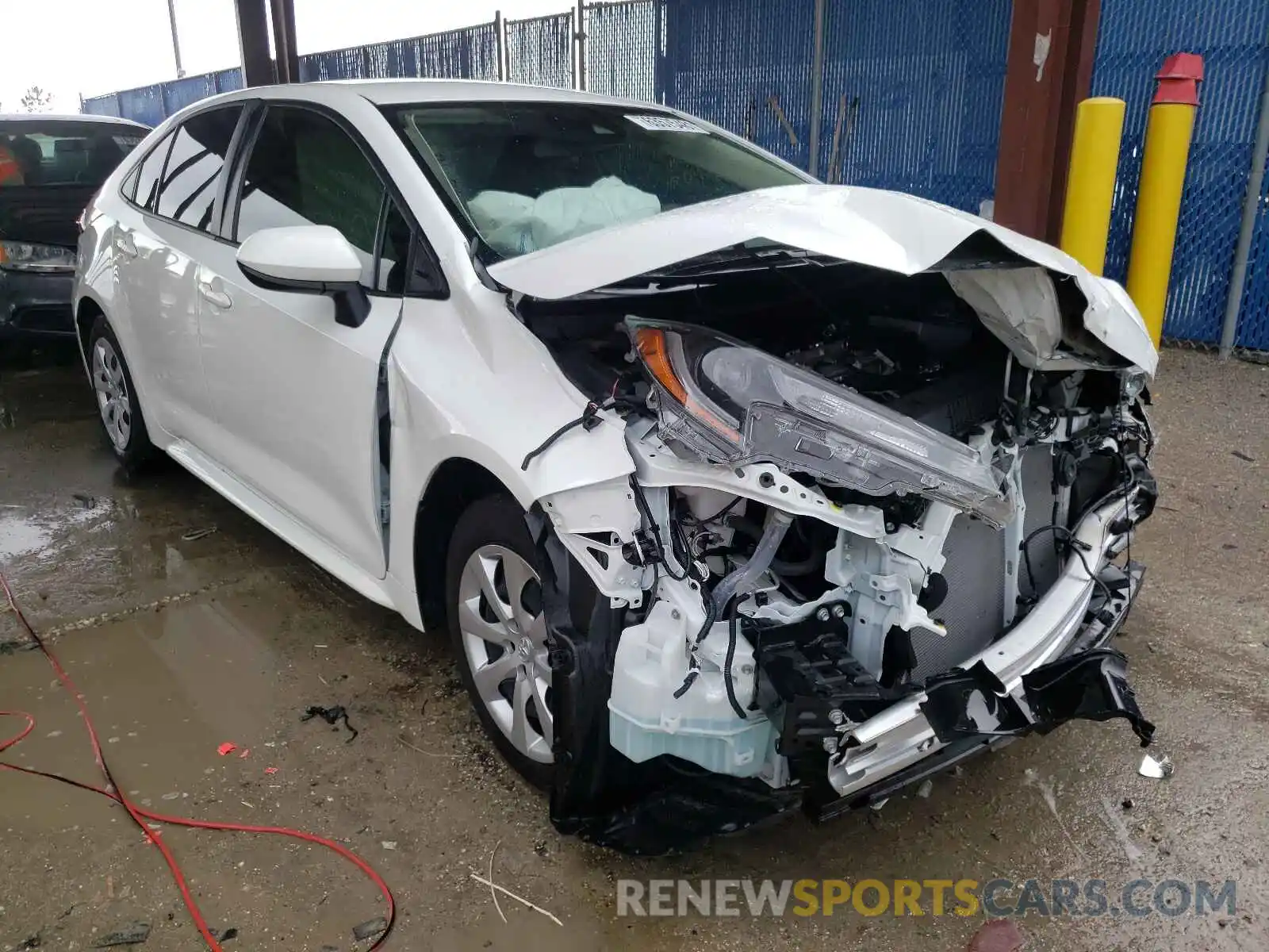 1 Photograph of a damaged car JTDEPMAE3MJ118207 TOYOTA COROLLA 2021