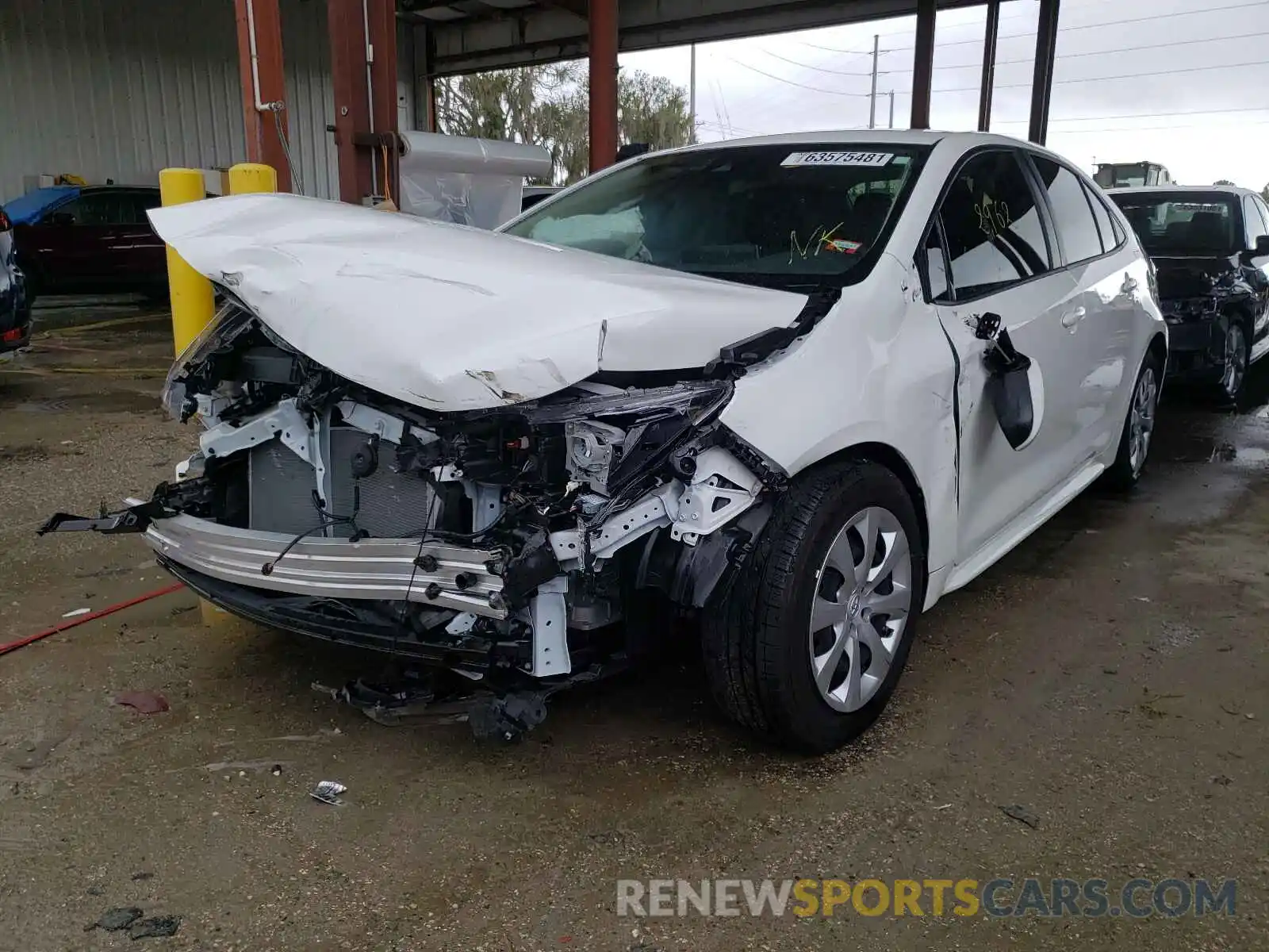 2 Photograph of a damaged car JTDEPMAE3MJ118207 TOYOTA COROLLA 2021