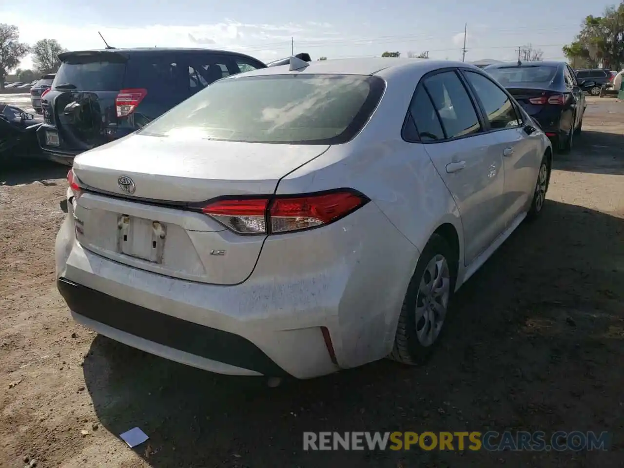 4 Photograph of a damaged car JTDEPMAE3MJ118501 TOYOTA COROLLA 2021