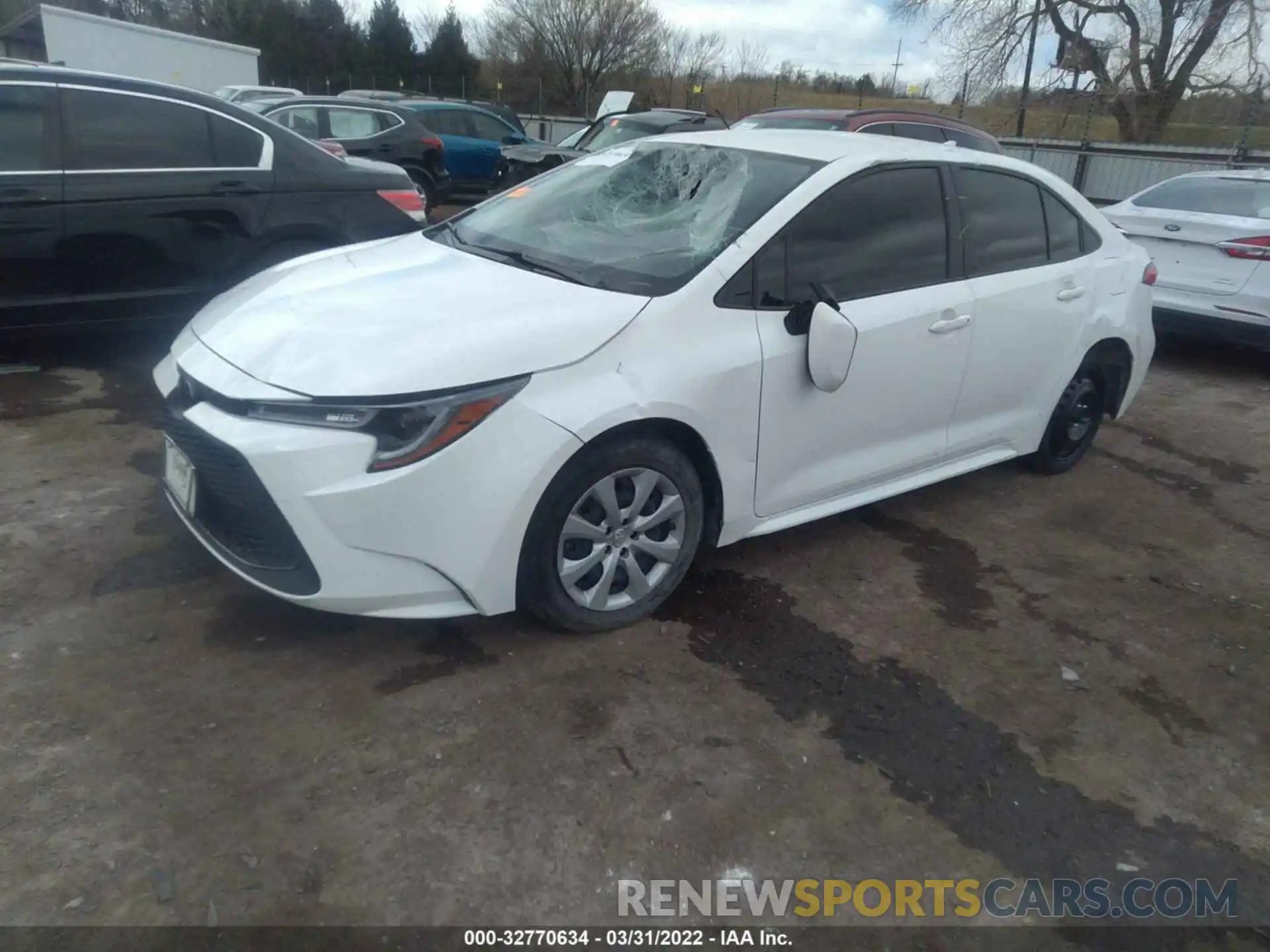 2 Photograph of a damaged car JTDEPMAE3MJ119034 TOYOTA COROLLA 2021