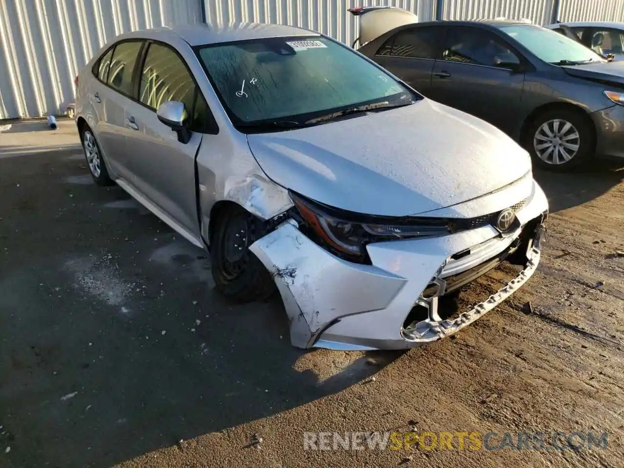 1 Photograph of a damaged car JTDEPMAE3MJ119051 TOYOTA COROLLA 2021