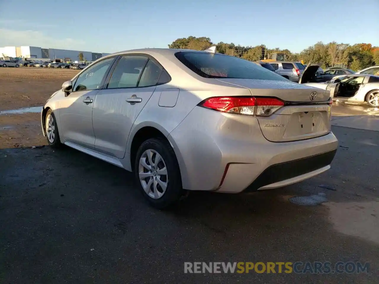 3 Photograph of a damaged car JTDEPMAE3MJ119051 TOYOTA COROLLA 2021