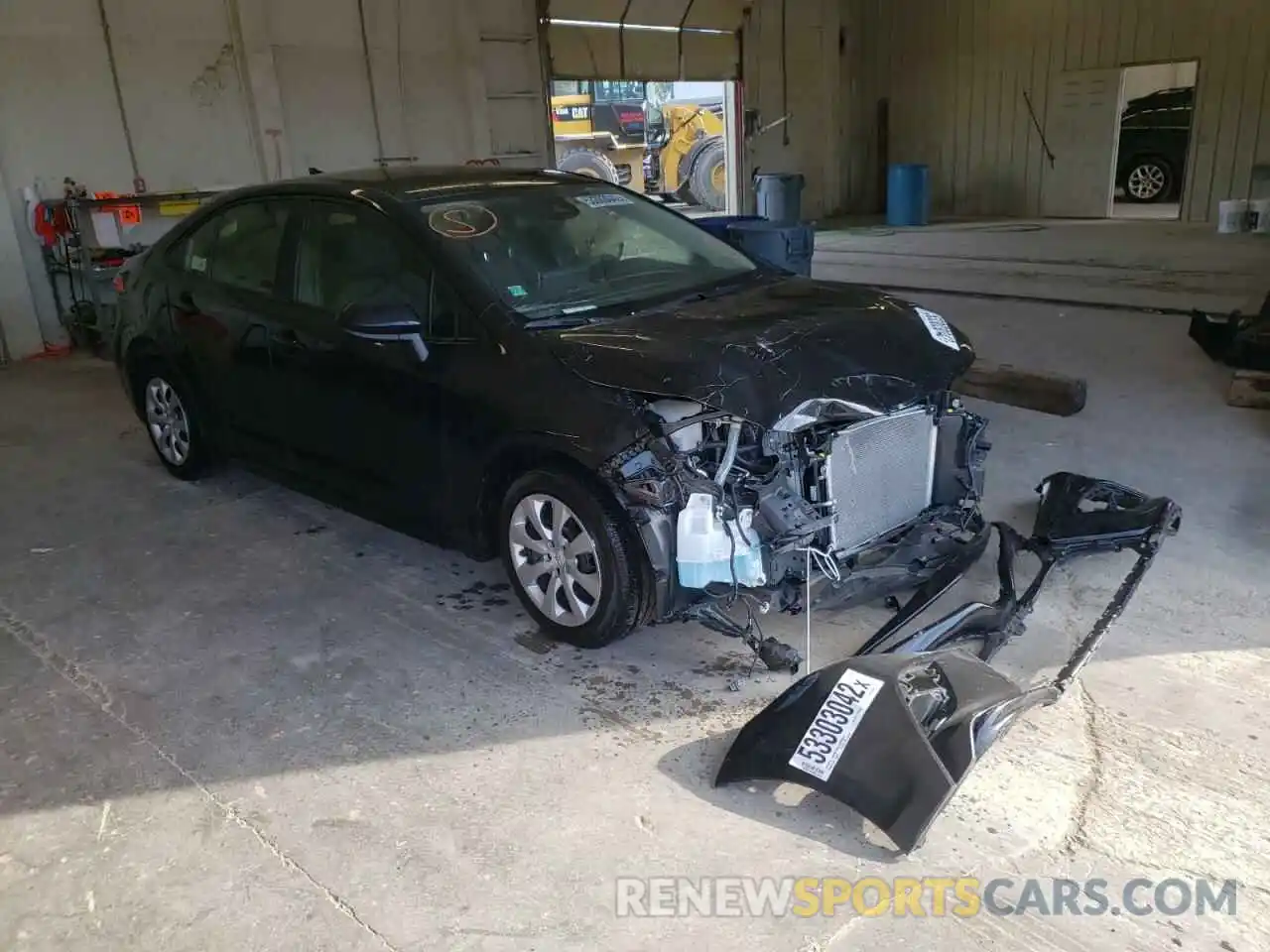 1 Photograph of a damaged car JTDEPMAE3MJ119423 TOYOTA COROLLA 2021