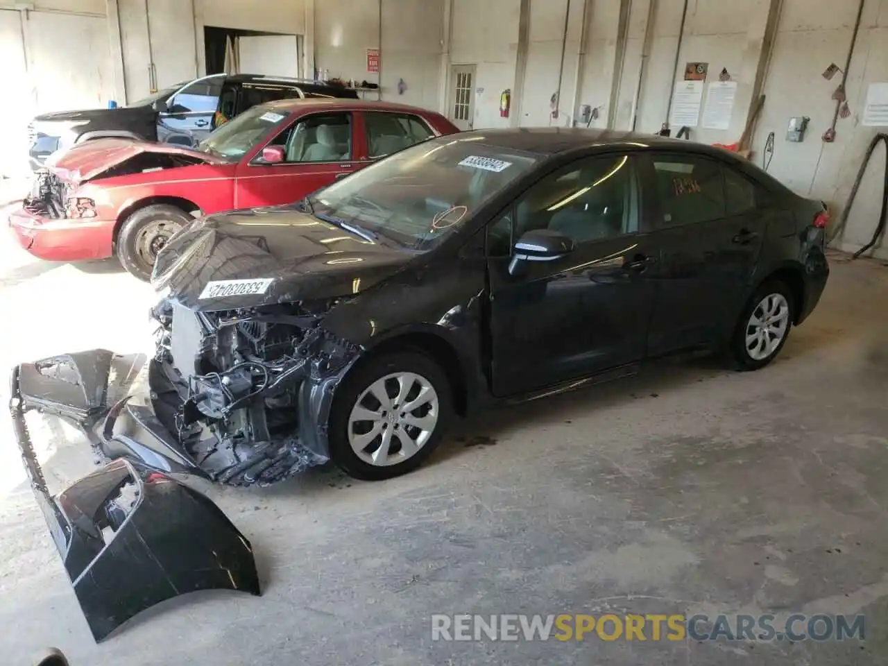 2 Photograph of a damaged car JTDEPMAE3MJ119423 TOYOTA COROLLA 2021