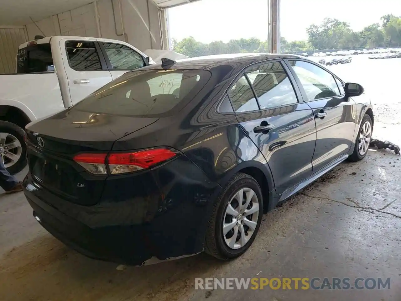 4 Photograph of a damaged car JTDEPMAE3MJ119423 TOYOTA COROLLA 2021