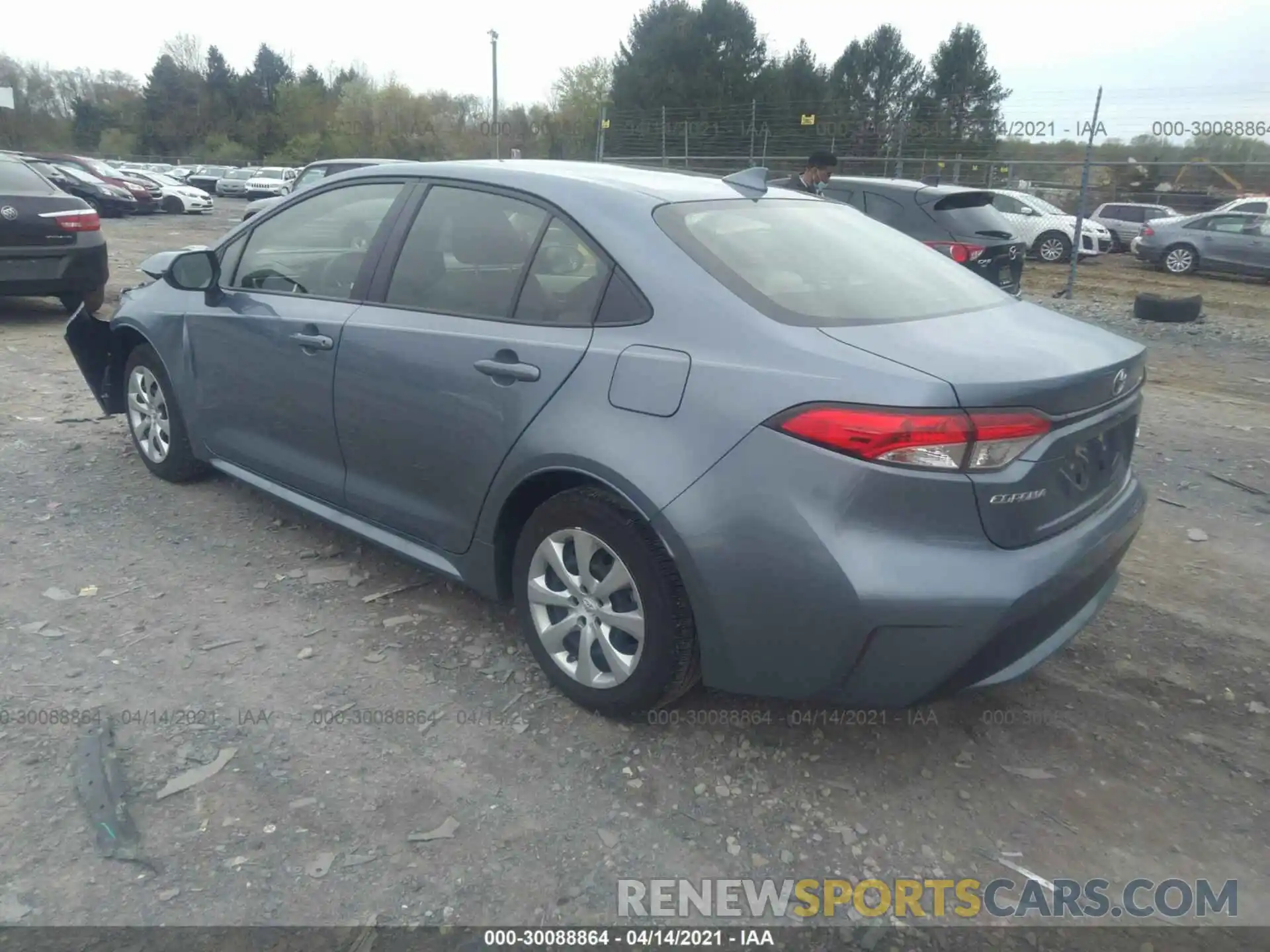 3 Photograph of a damaged car JTDEPMAE3MJ120443 TOYOTA COROLLA 2021