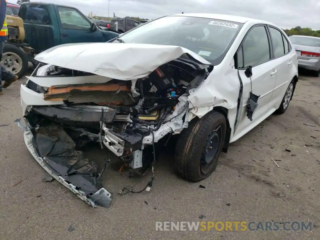 2 Photograph of a damaged car JTDEPMAE3MJ120524 TOYOTA COROLLA 2021