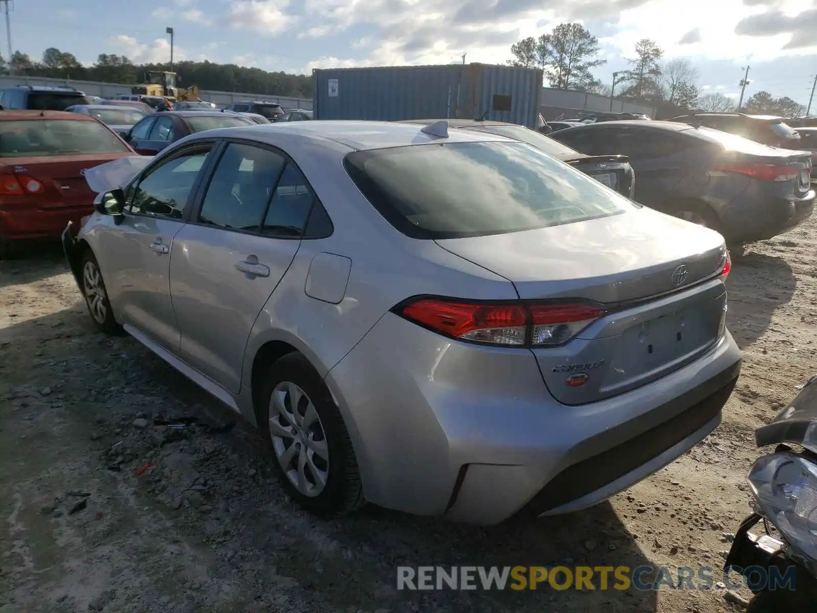 3 Photograph of a damaged car JTDEPMAE3MJ120815 TOYOTA COROLLA 2021