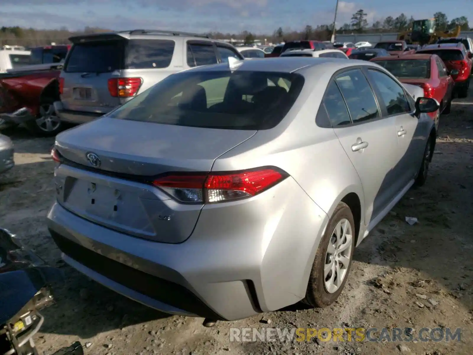 4 Photograph of a damaged car JTDEPMAE3MJ120815 TOYOTA COROLLA 2021