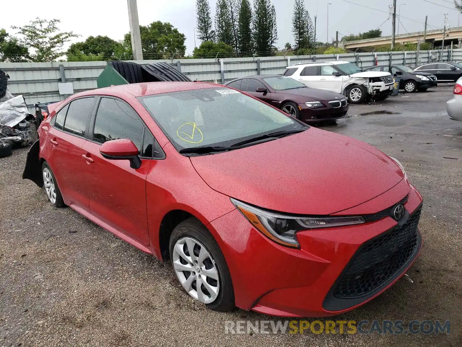 1 Photograph of a damaged car JTDEPMAE3MJ121611 TOYOTA COROLLA 2021