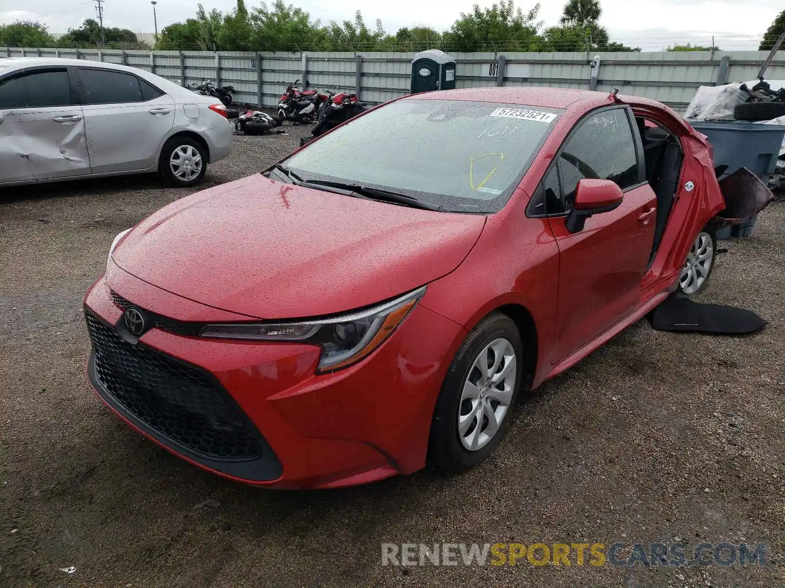 2 Photograph of a damaged car JTDEPMAE3MJ121611 TOYOTA COROLLA 2021