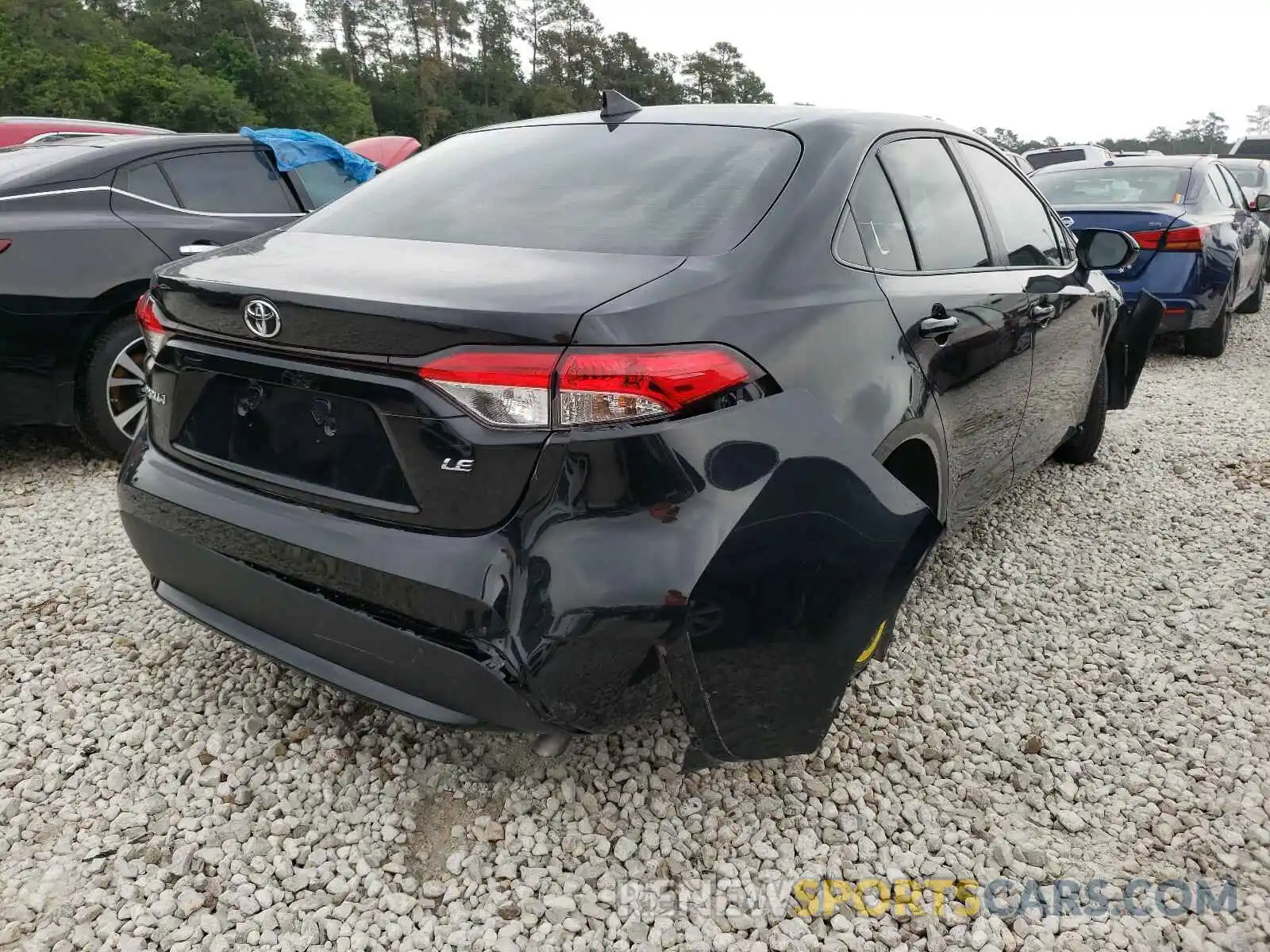 4 Photograph of a damaged car JTDEPMAE3MJ123388 TOYOTA COROLLA 2021