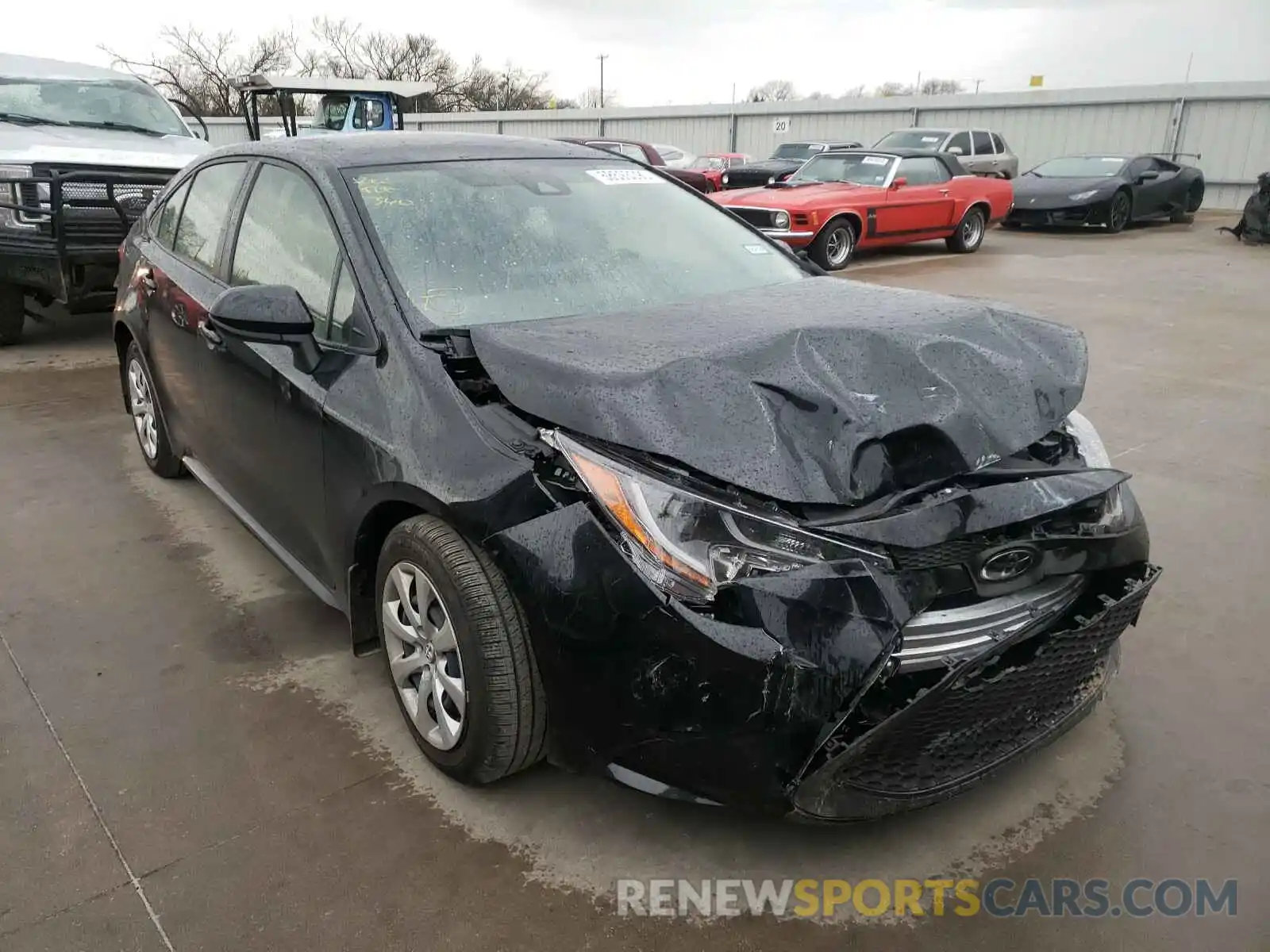 1 Photograph of a damaged car JTDEPMAE3MJ123911 TOYOTA COROLLA 2021