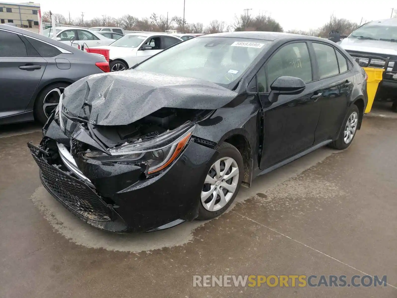 2 Photograph of a damaged car JTDEPMAE3MJ123911 TOYOTA COROLLA 2021