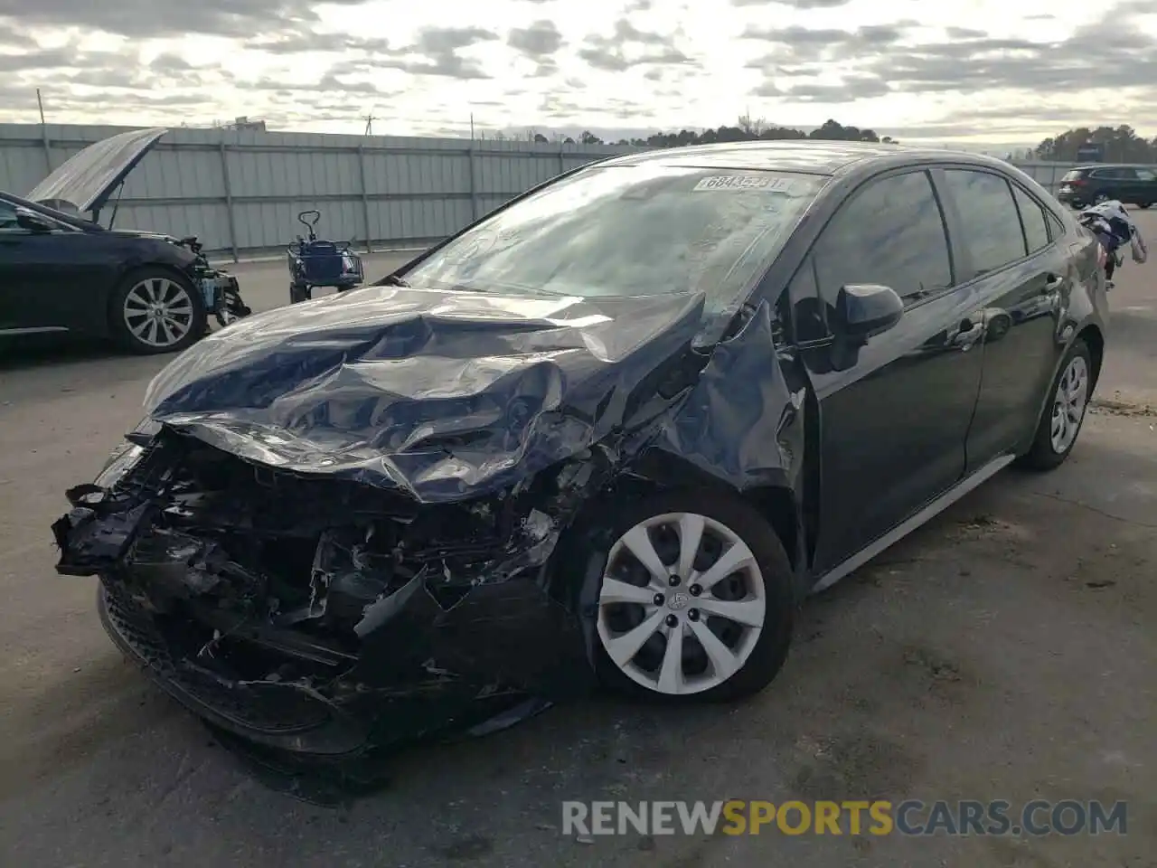 2 Photograph of a damaged car JTDEPMAE3MJ124668 TOYOTA COROLLA 2021