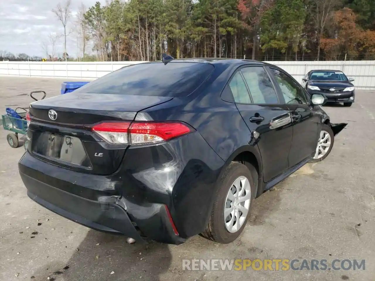 4 Photograph of a damaged car JTDEPMAE3MJ124668 TOYOTA COROLLA 2021