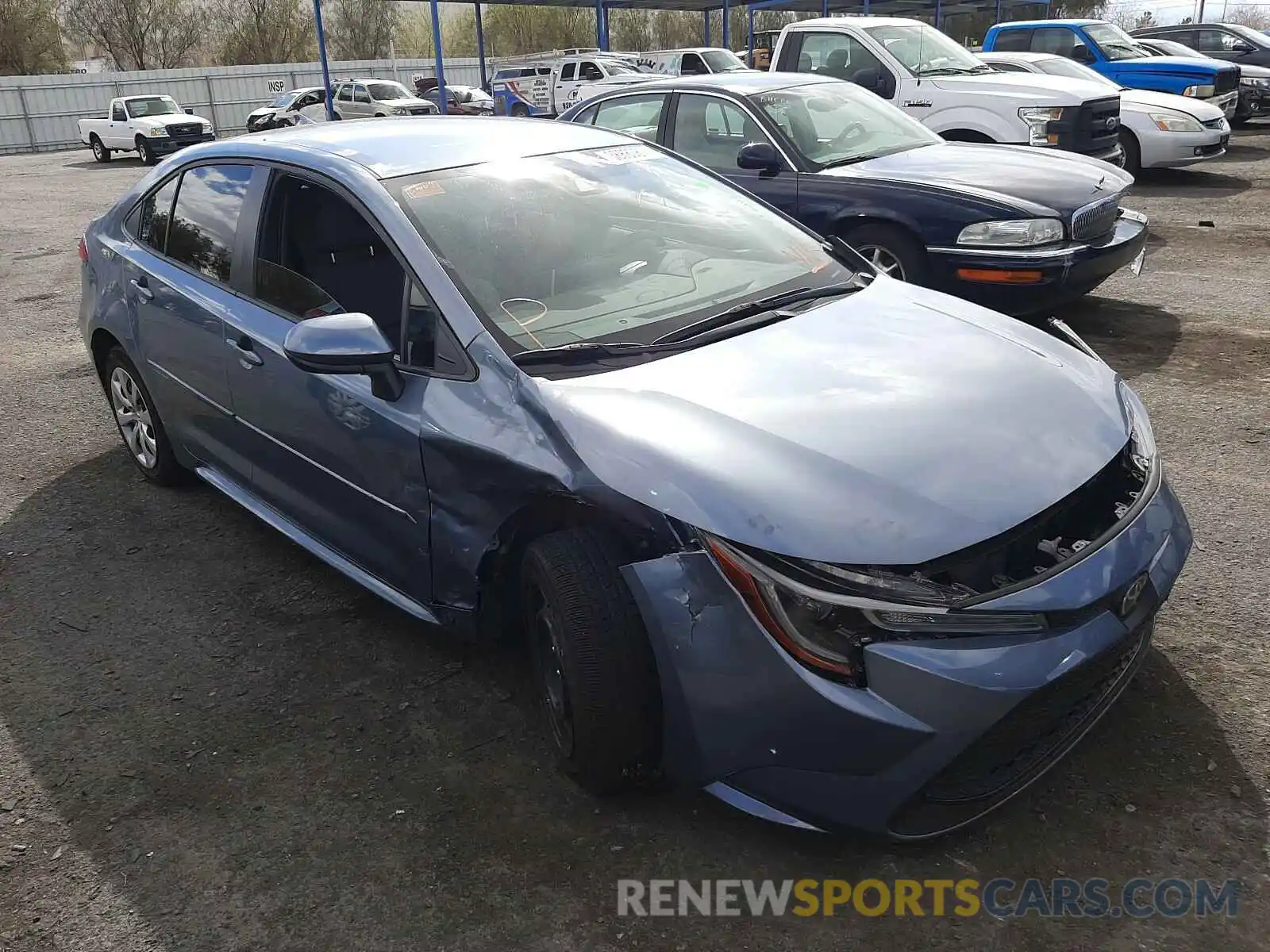 1 Photograph of a damaged car JTDEPMAE3MJ125352 TOYOTA COROLLA 2021