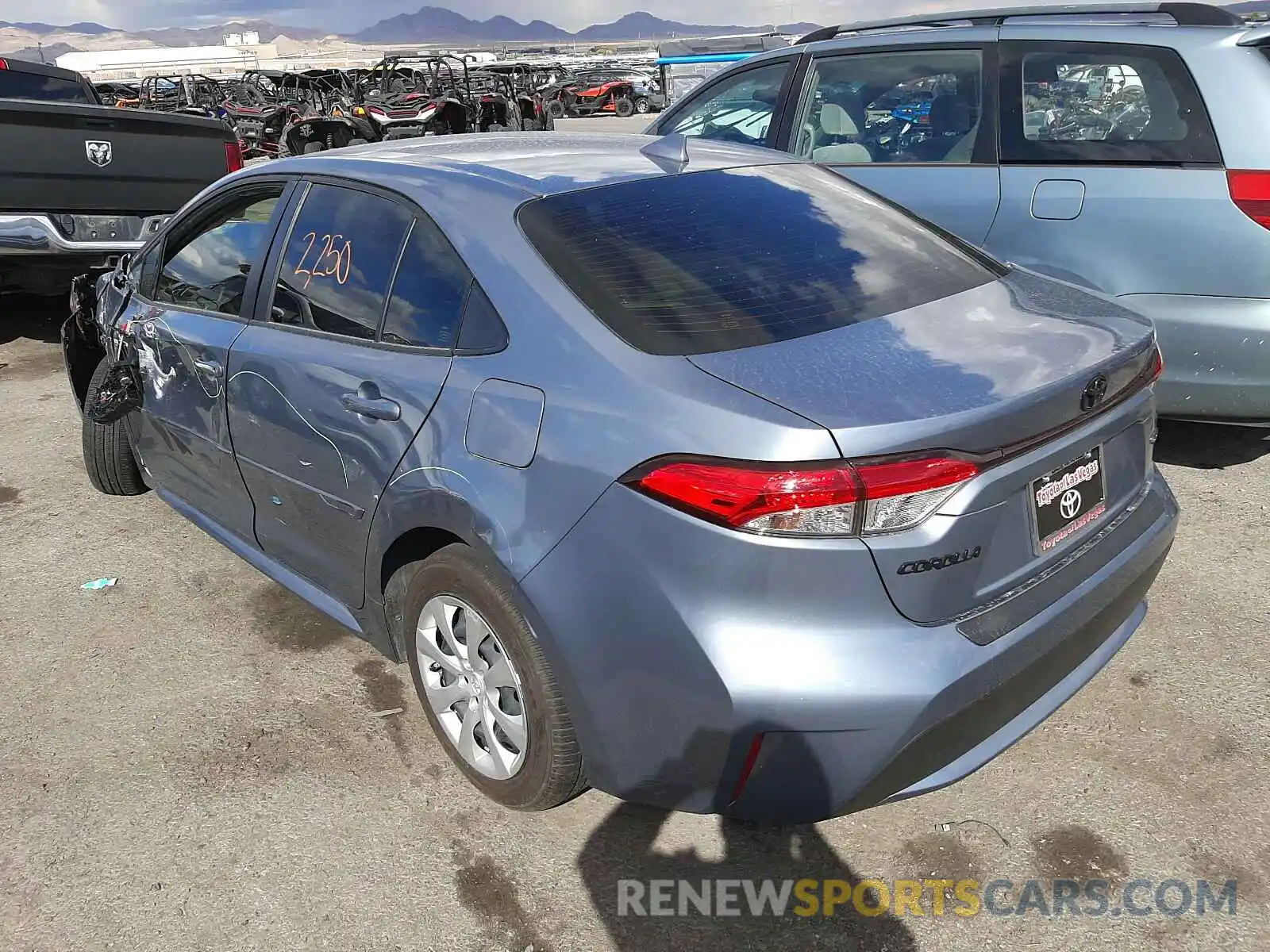 3 Photograph of a damaged car JTDEPMAE3MJ125352 TOYOTA COROLLA 2021