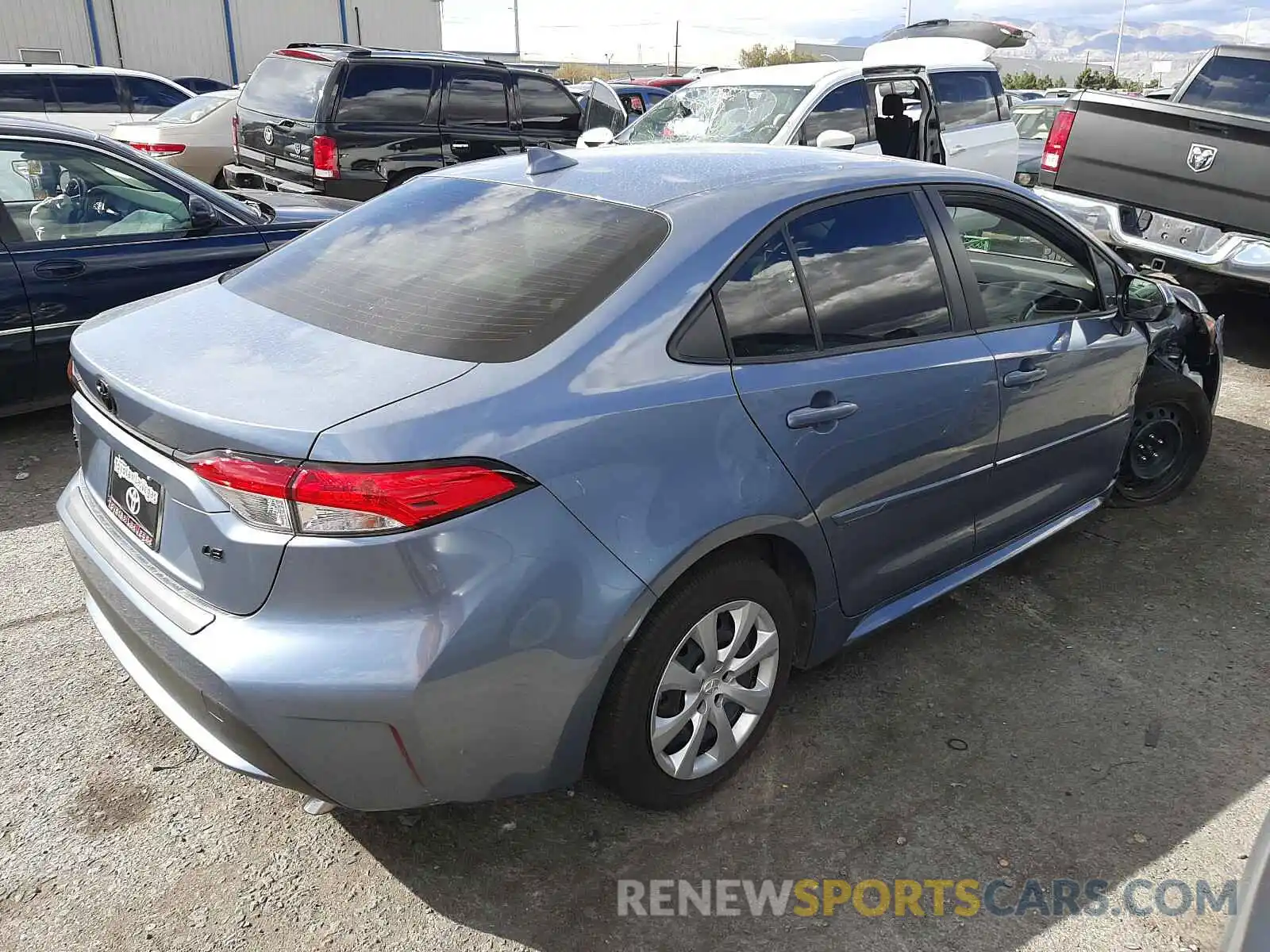 4 Photograph of a damaged car JTDEPMAE3MJ125352 TOYOTA COROLLA 2021