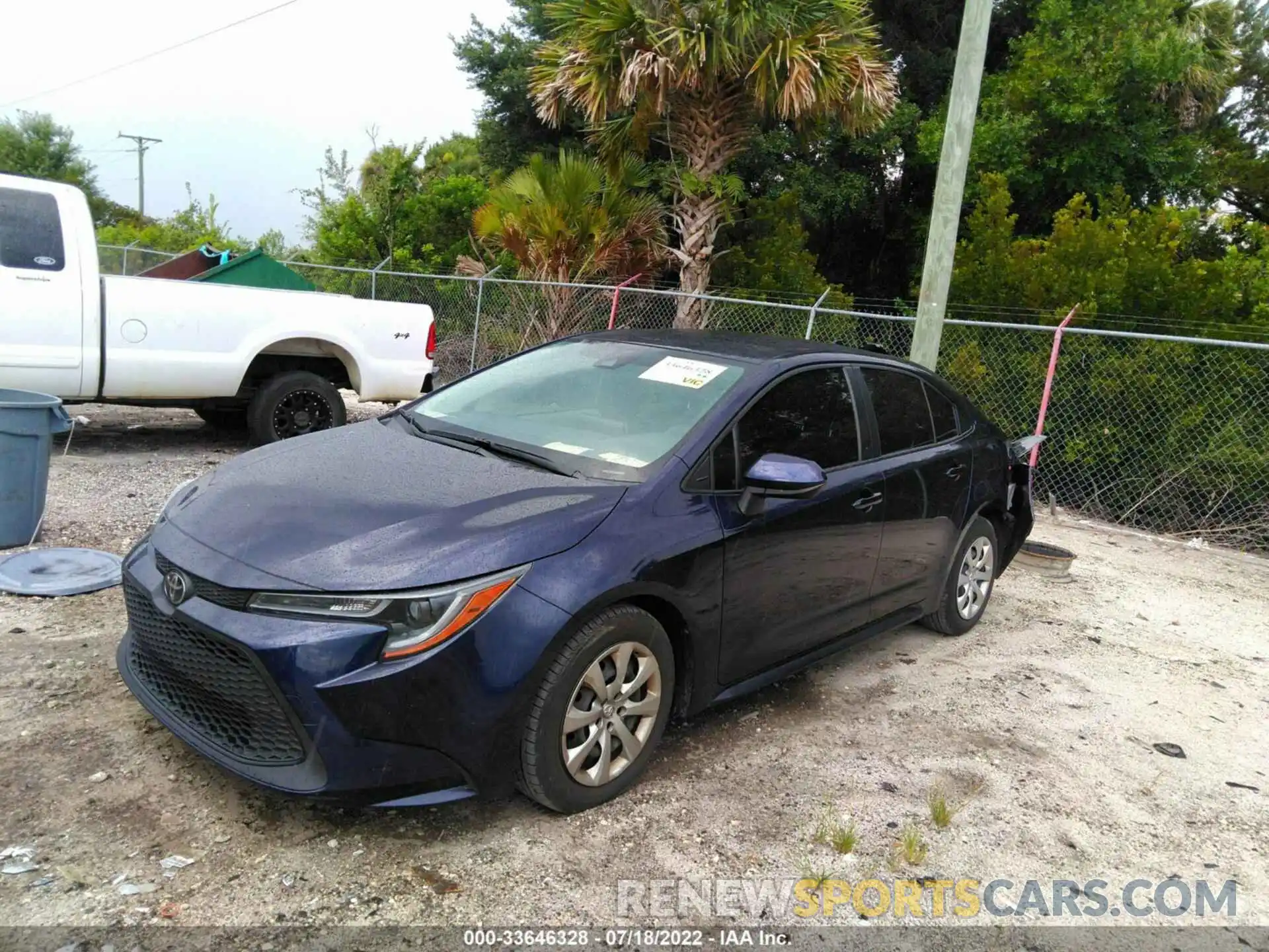 2 Photograph of a damaged car JTDEPMAE3MJ126288 TOYOTA COROLLA 2021