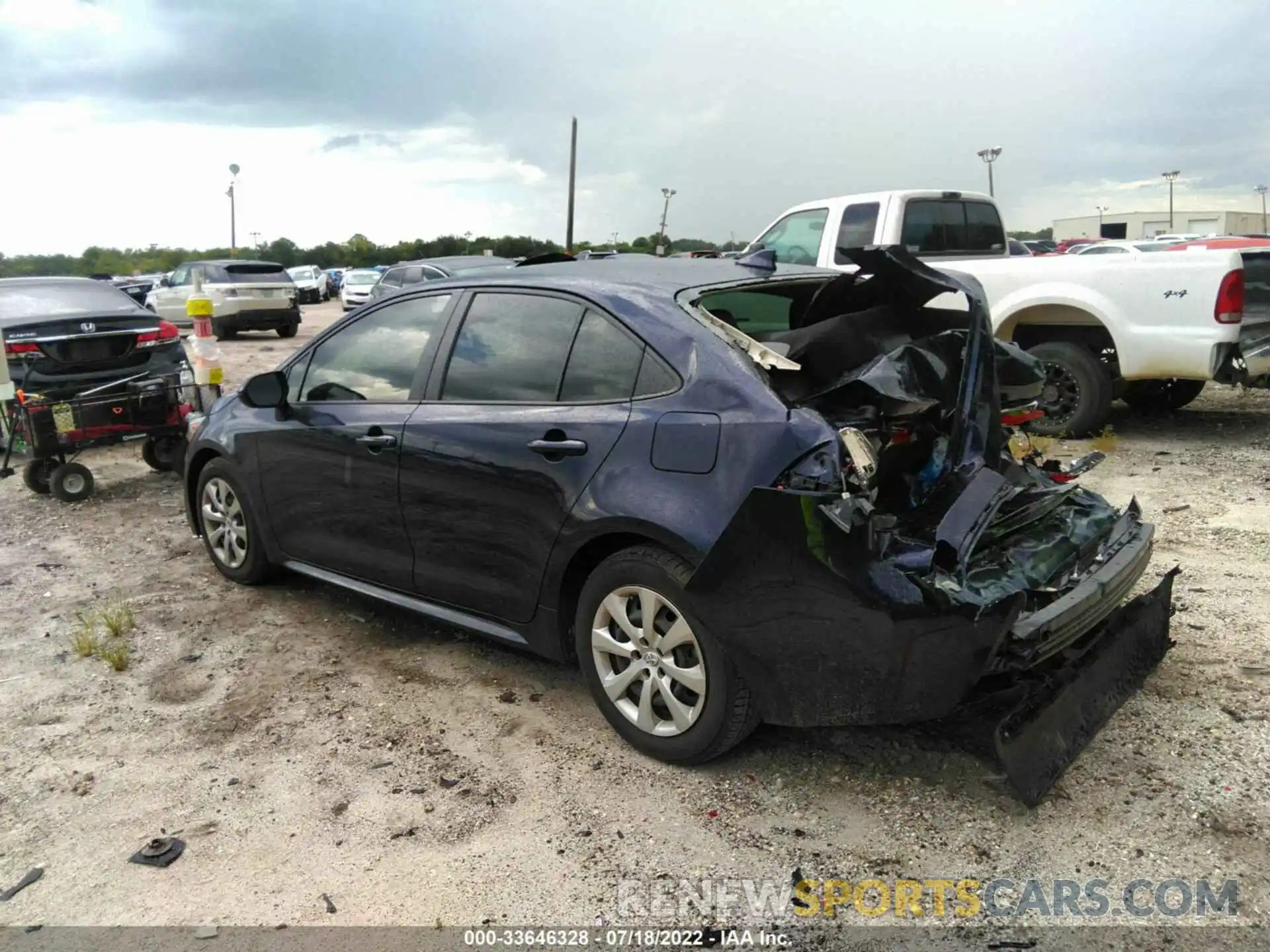 3 Photograph of a damaged car JTDEPMAE3MJ126288 TOYOTA COROLLA 2021