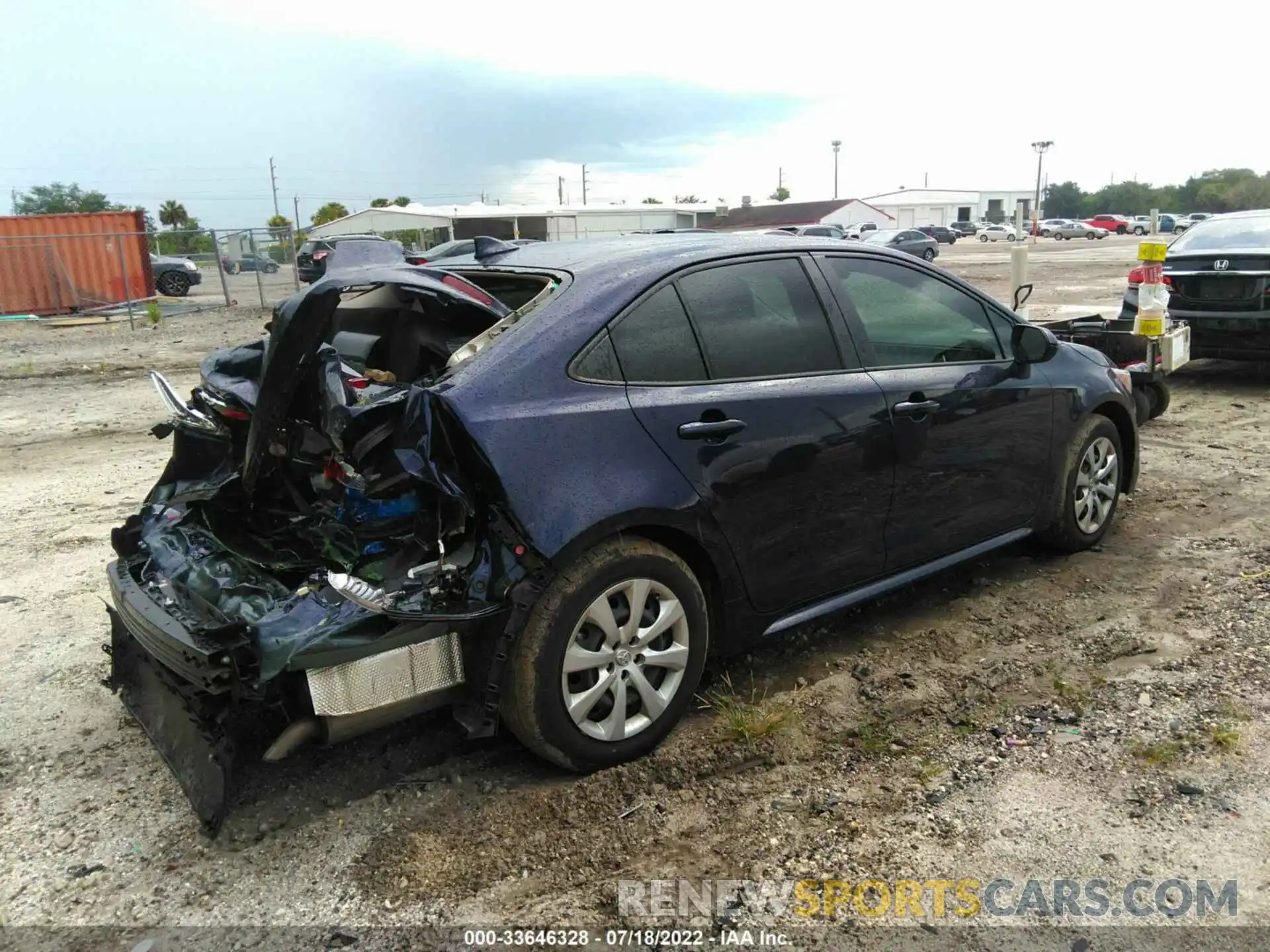 4 Photograph of a damaged car JTDEPMAE3MJ126288 TOYOTA COROLLA 2021