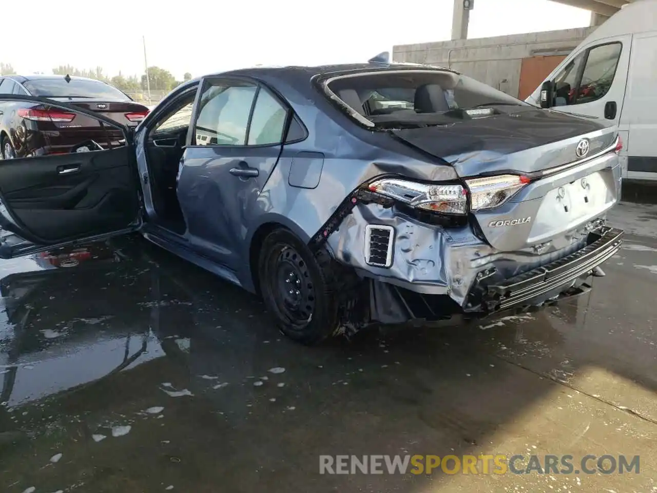 3 Photograph of a damaged car JTDEPMAE3MJ126484 TOYOTA COROLLA 2021