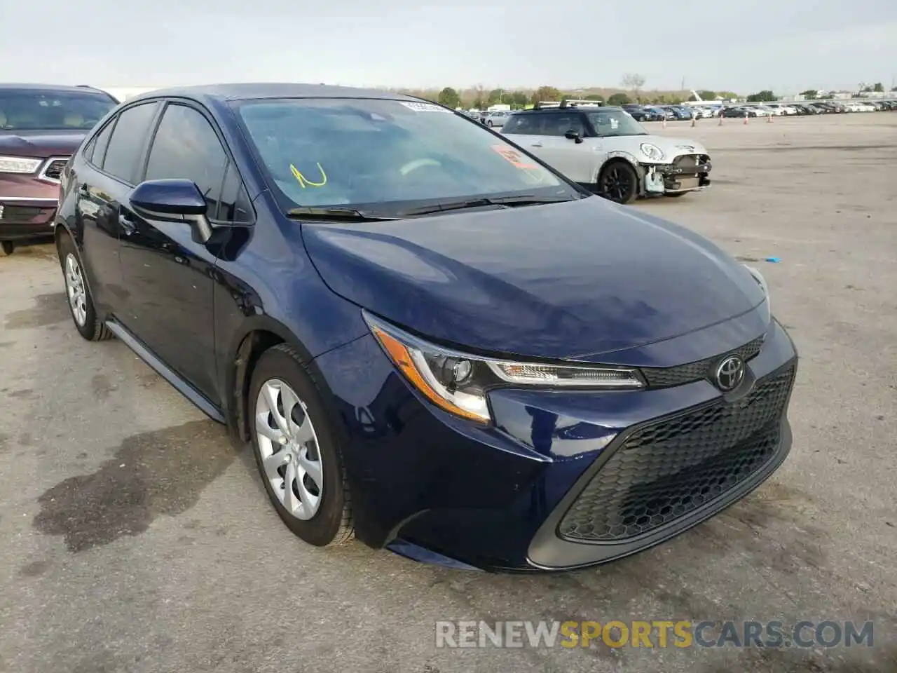 1 Photograph of a damaged car JTDEPMAE3MJ127523 TOYOTA COROLLA 2021