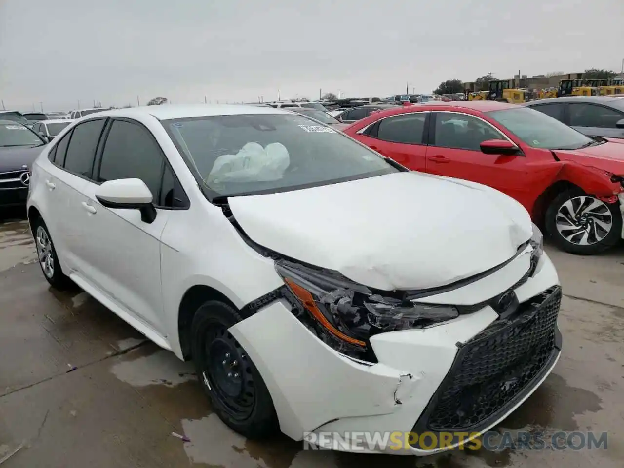 1 Photograph of a damaged car JTDEPMAE3MJ127571 TOYOTA COROLLA 2021