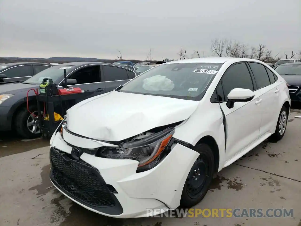 2 Photograph of a damaged car JTDEPMAE3MJ127571 TOYOTA COROLLA 2021