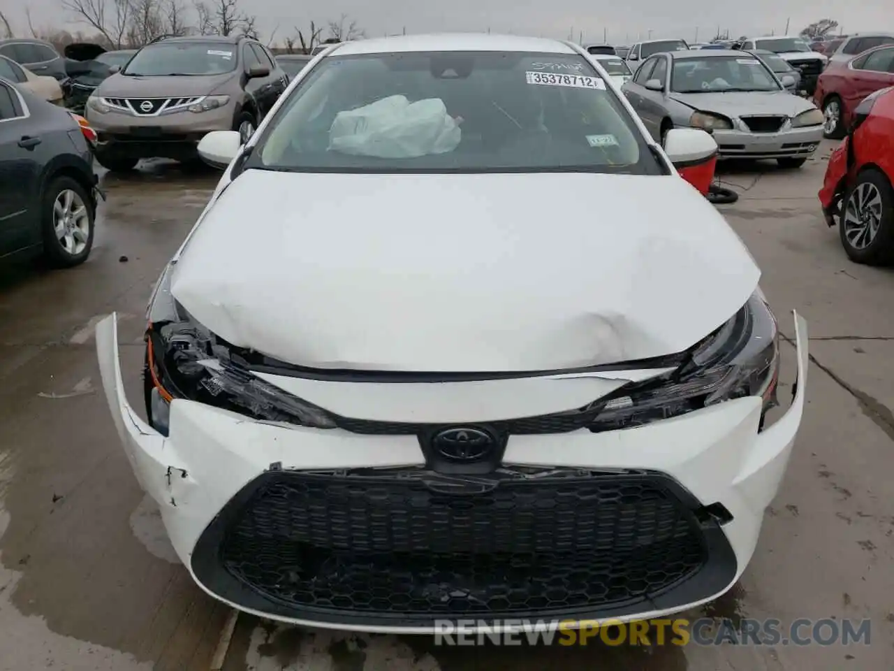 9 Photograph of a damaged car JTDEPMAE3MJ127571 TOYOTA COROLLA 2021