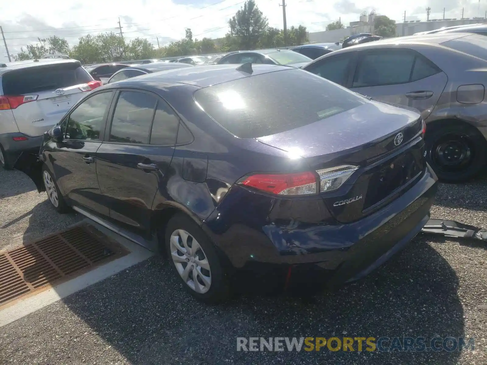 3 Photograph of a damaged car JTDEPMAE3MJ127666 TOYOTA COROLLA 2021