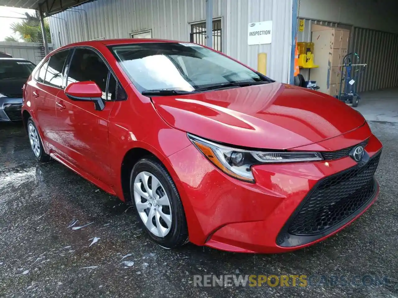 1 Photograph of a damaged car JTDEPMAE3MJ132317 TOYOTA COROLLA 2021