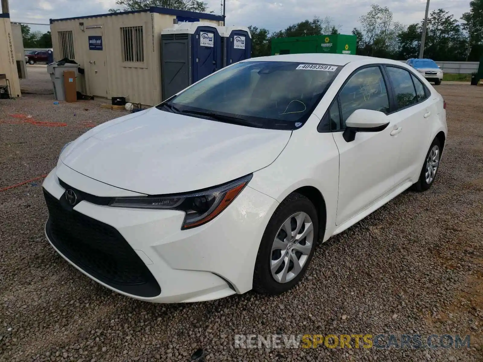 2 Photograph of a damaged car JTDEPMAE3MJ132415 TOYOTA COROLLA 2021