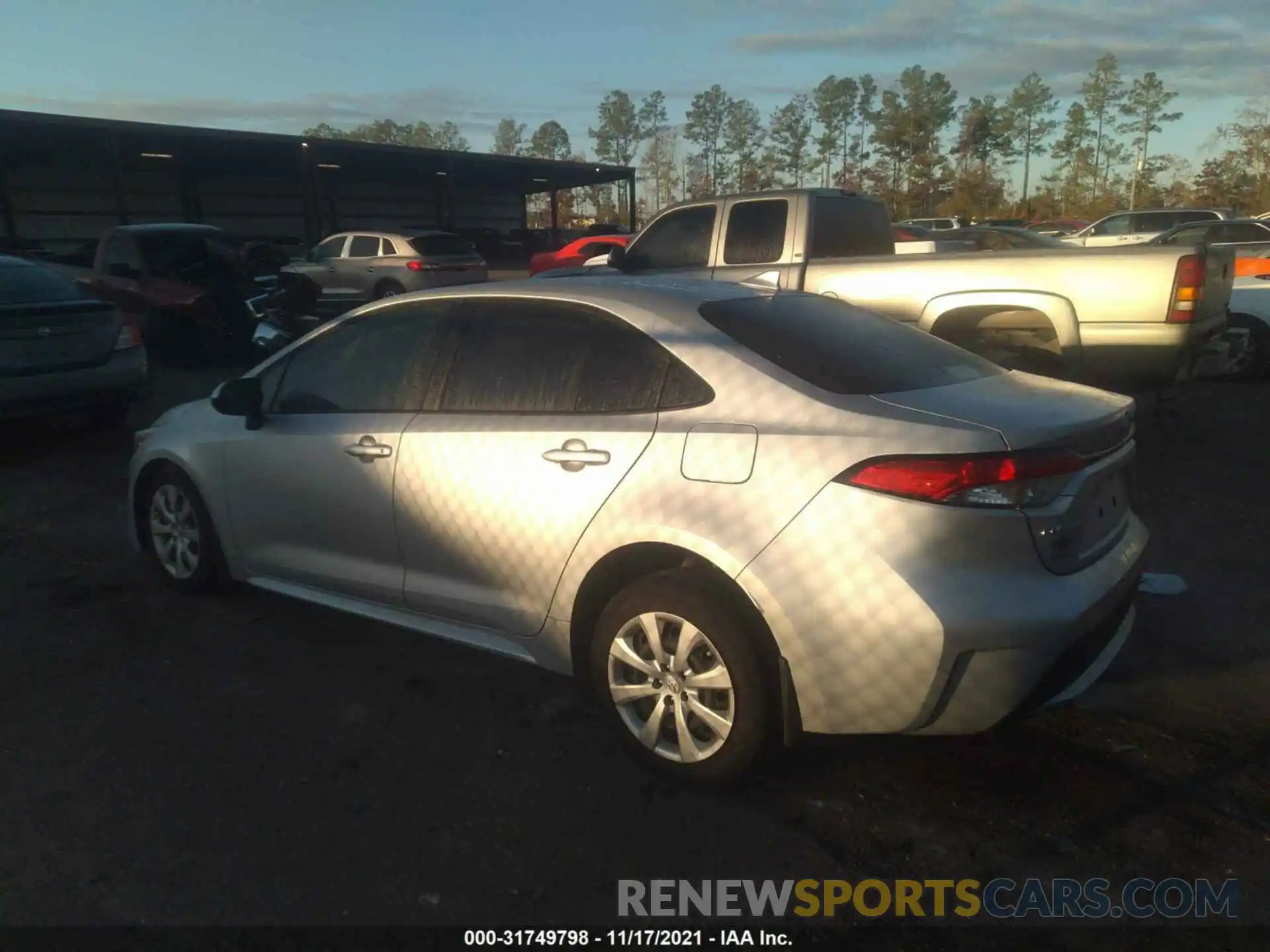 3 Photograph of a damaged car JTDEPMAE3MJ132625 TOYOTA COROLLA 2021