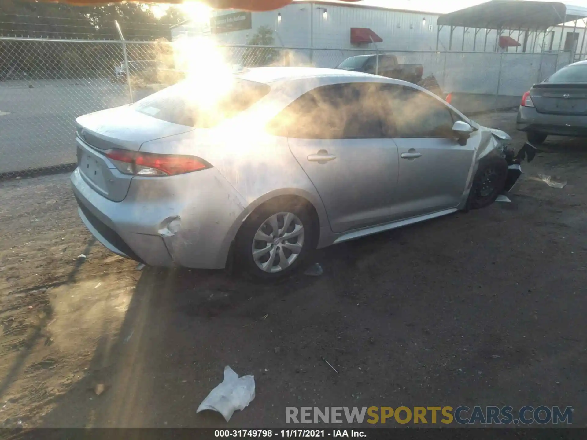 4 Photograph of a damaged car JTDEPMAE3MJ132625 TOYOTA COROLLA 2021