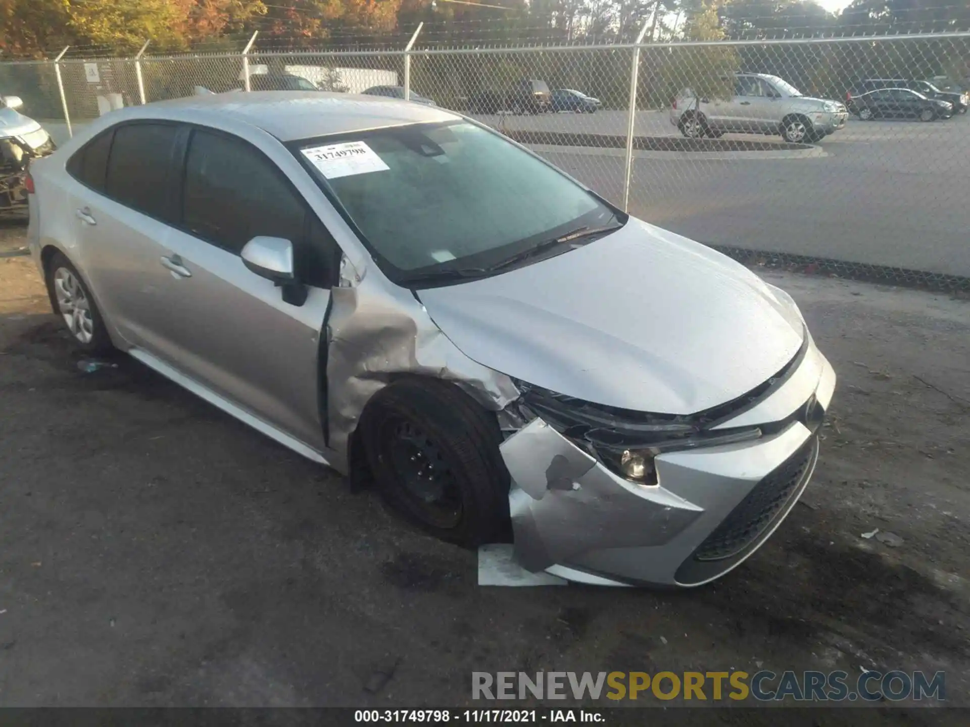 6 Photograph of a damaged car JTDEPMAE3MJ132625 TOYOTA COROLLA 2021