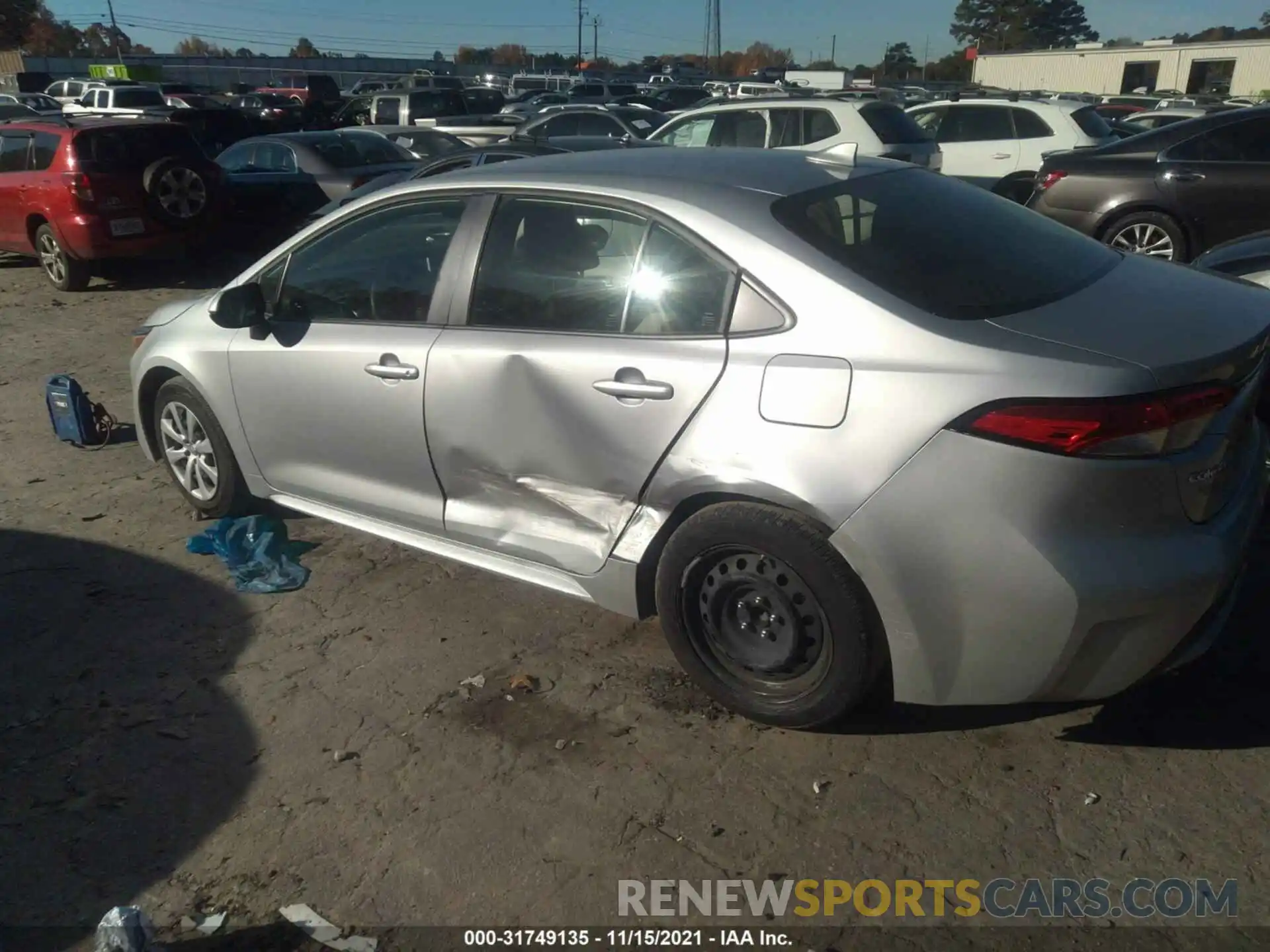 6 Photograph of a damaged car JTDEPMAE3MJ133760 TOYOTA COROLLA 2021