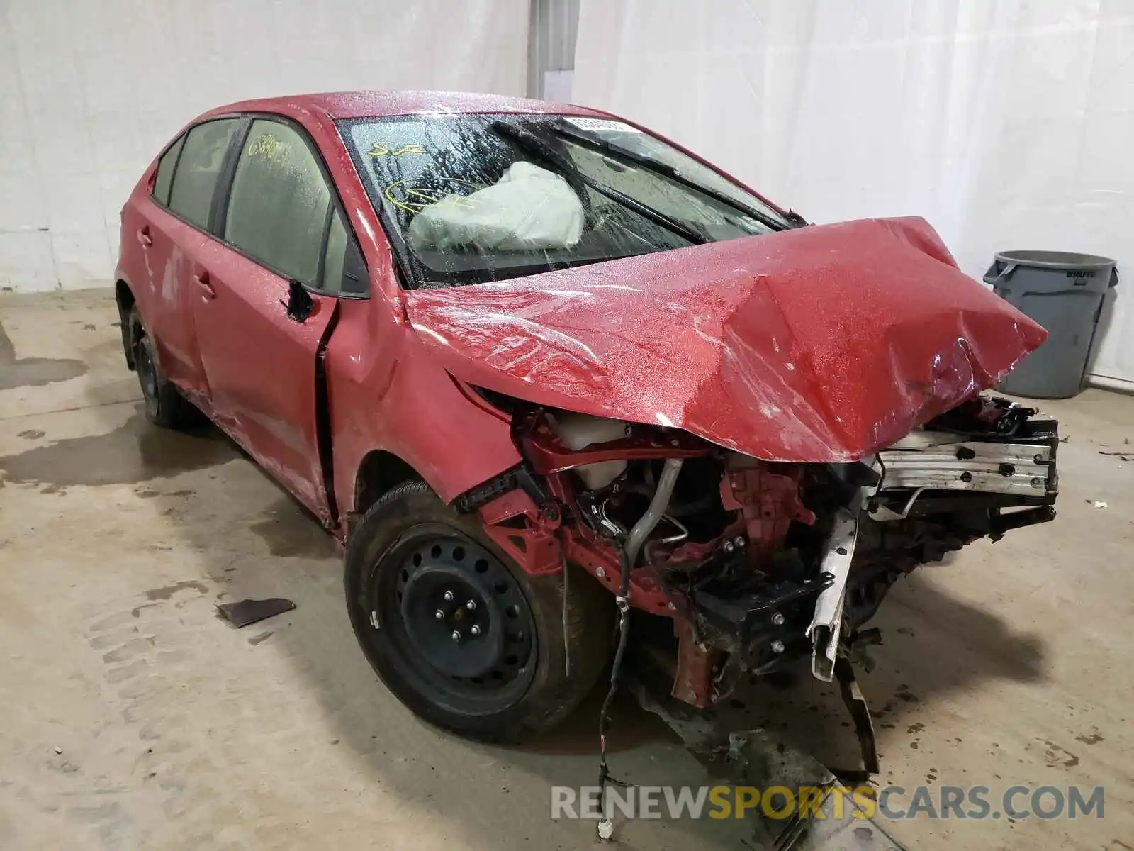 1 Photograph of a damaged car JTDEPMAE3MJ135363 TOYOTA COROLLA 2021