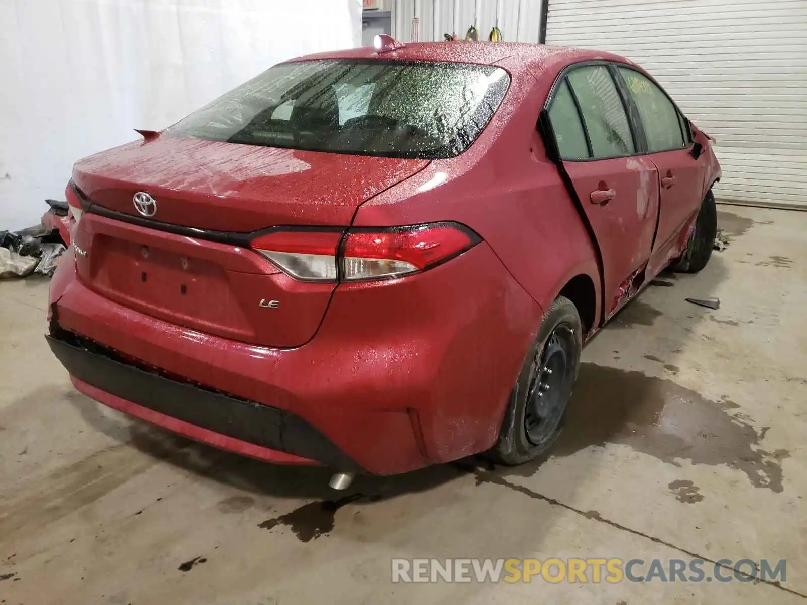 4 Photograph of a damaged car JTDEPMAE3MJ135363 TOYOTA COROLLA 2021