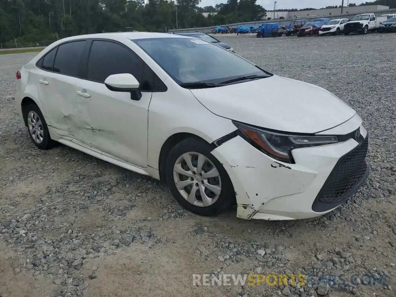 1 Photograph of a damaged car JTDEPMAE3MJ135394 TOYOTA COROLLA 2021