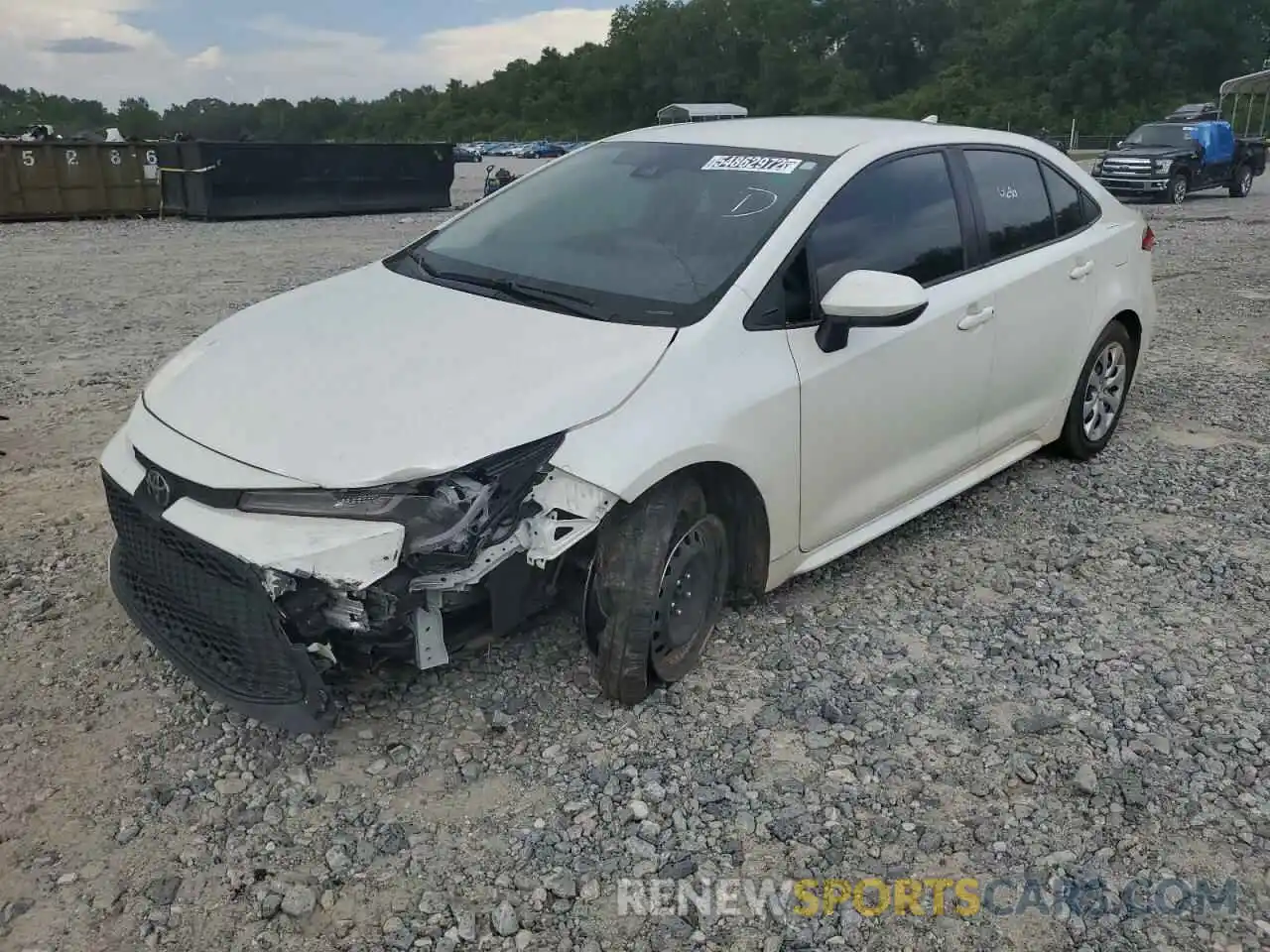 2 Photograph of a damaged car JTDEPMAE3MJ135394 TOYOTA COROLLA 2021