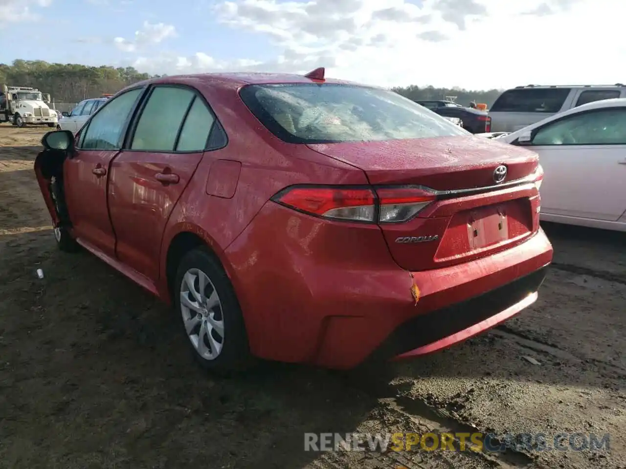 3 Photograph of a damaged car JTDEPMAE3MJ135718 TOYOTA COROLLA 2021