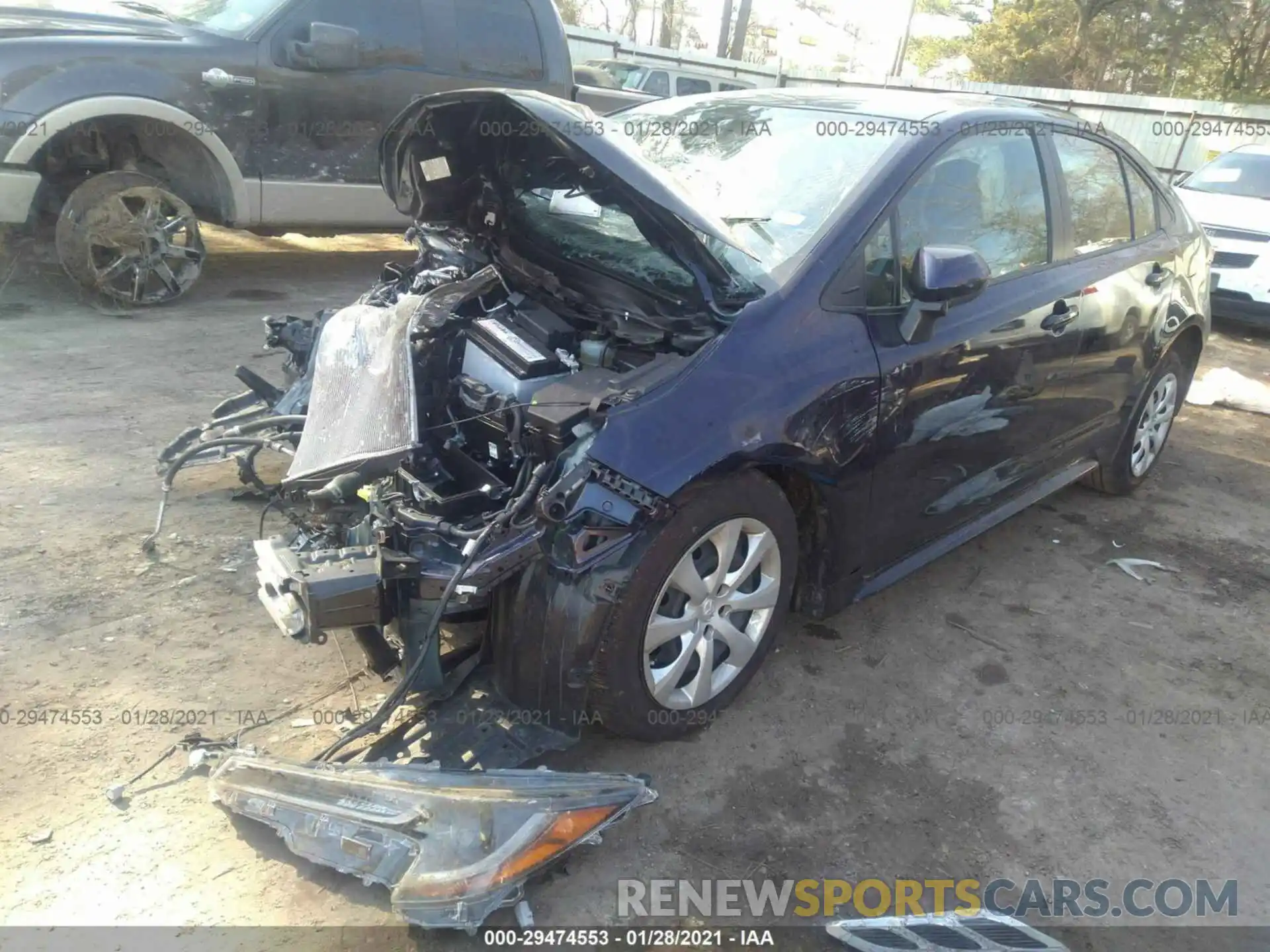 12 Photograph of a damaged car JTDEPMAE3MJ136660 TOYOTA COROLLA 2021
