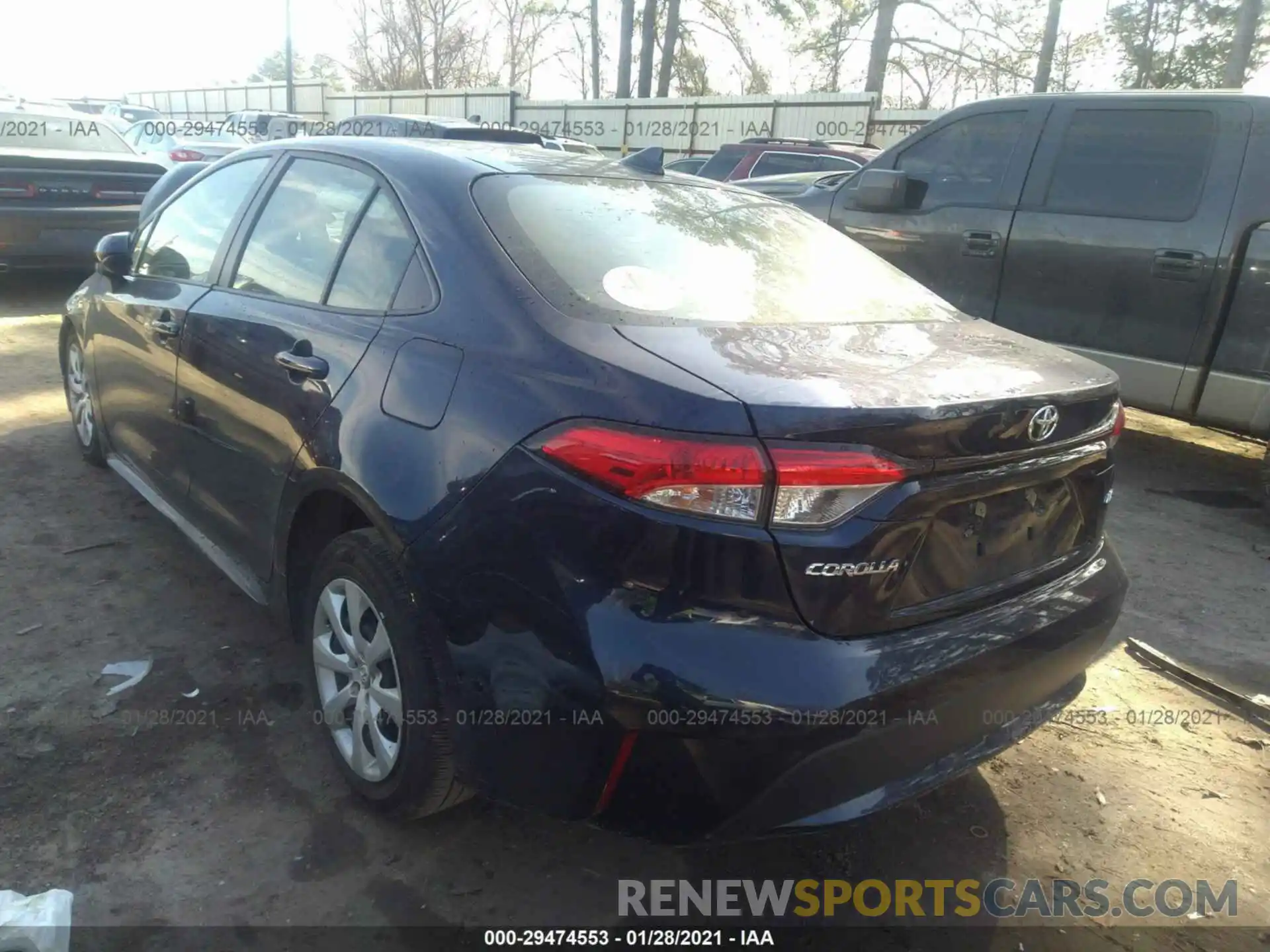 3 Photograph of a damaged car JTDEPMAE3MJ136660 TOYOTA COROLLA 2021