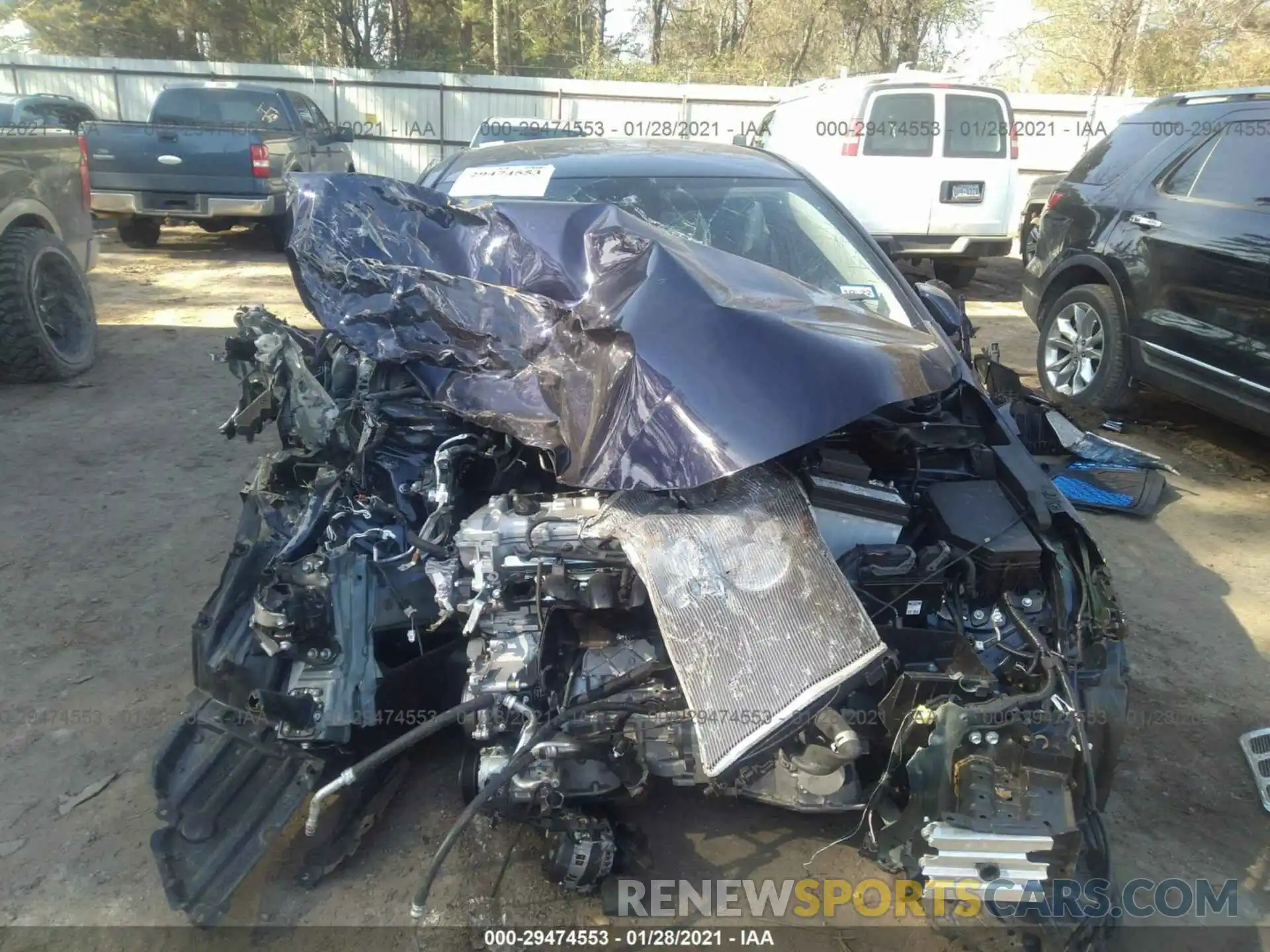 6 Photograph of a damaged car JTDEPMAE3MJ136660 TOYOTA COROLLA 2021